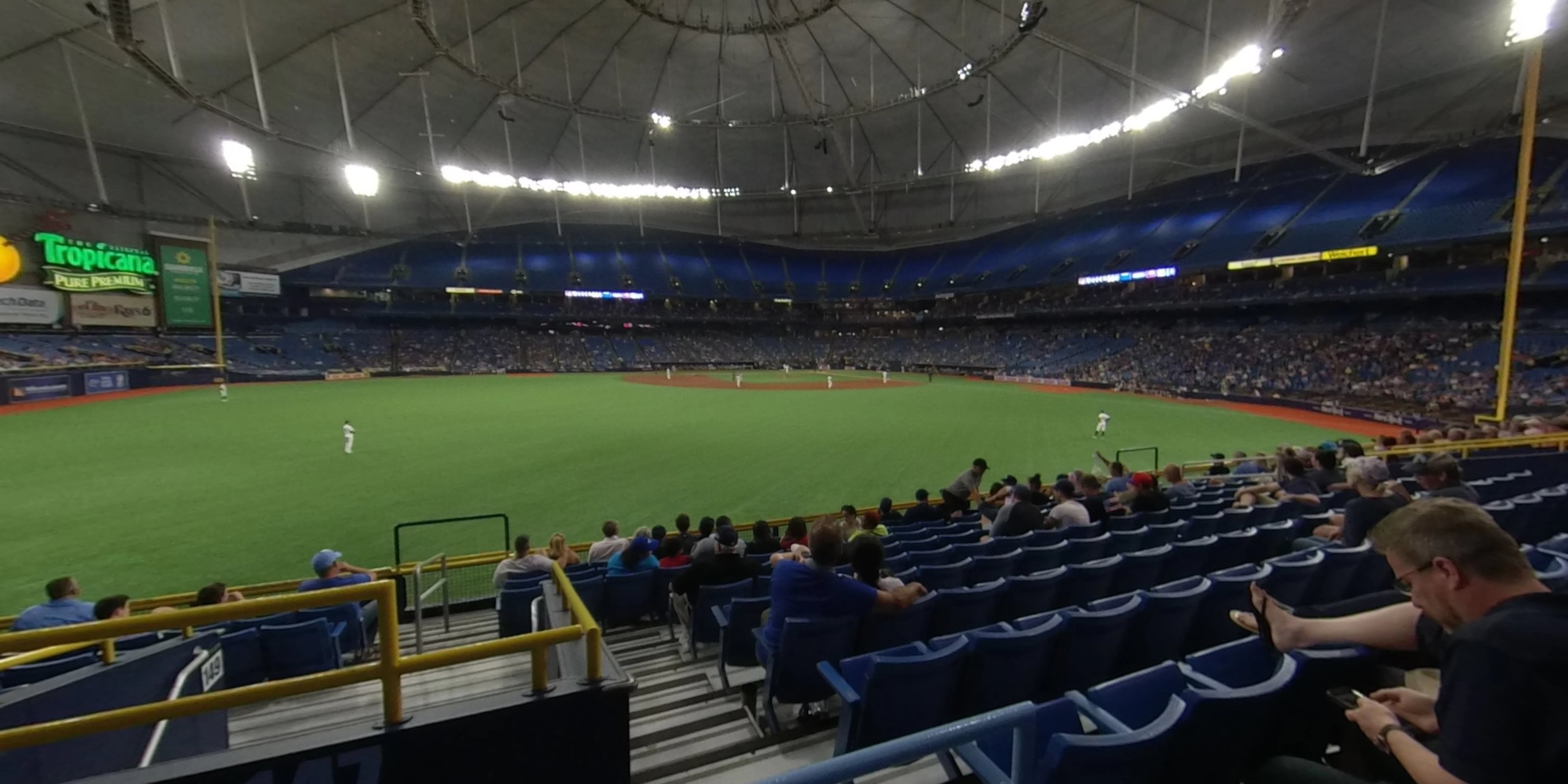 Section 149 at Tropicana Field Tampa Bay Rays