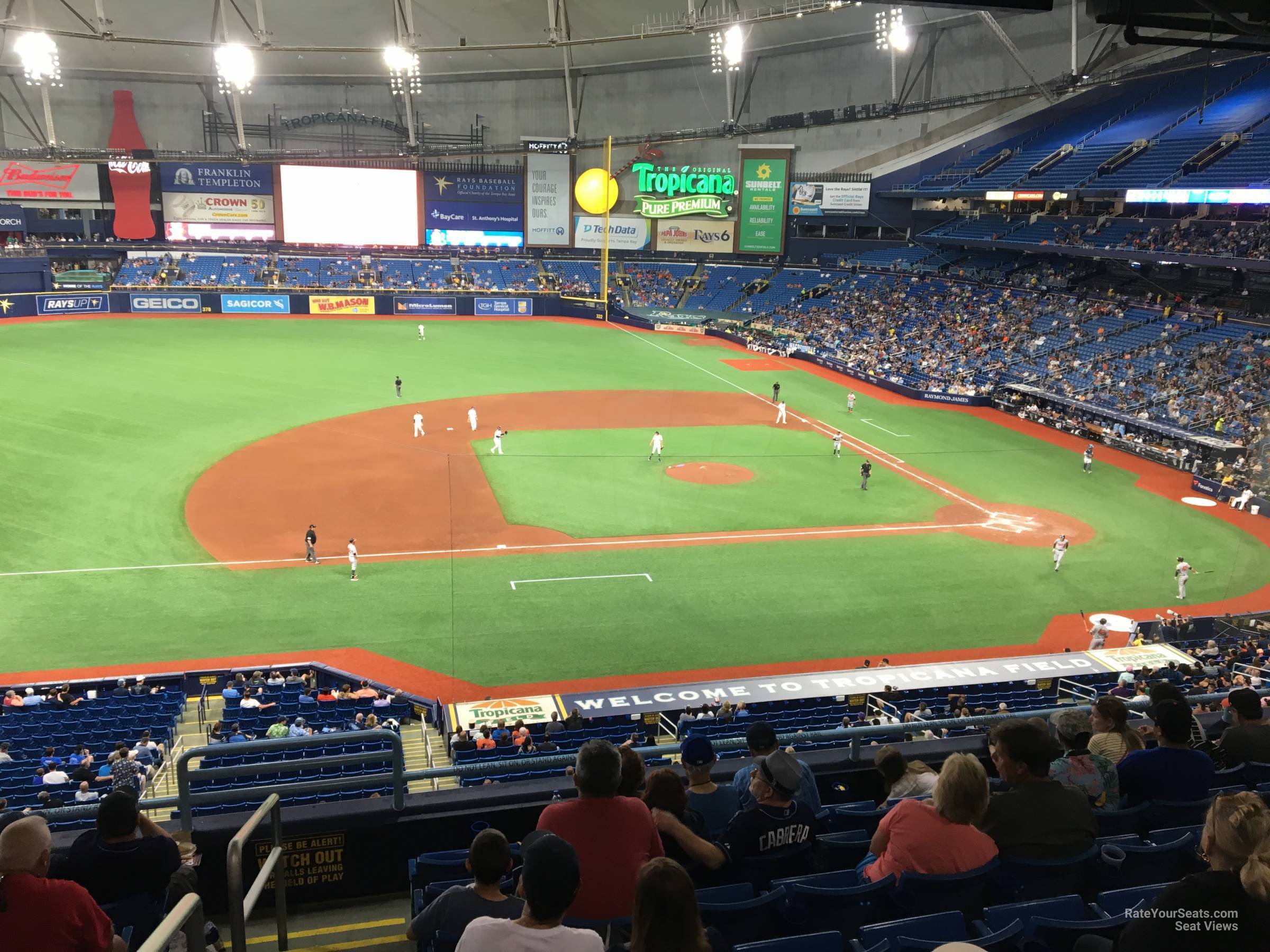 Section 213 At Tropicana Field Rateyourseats Com