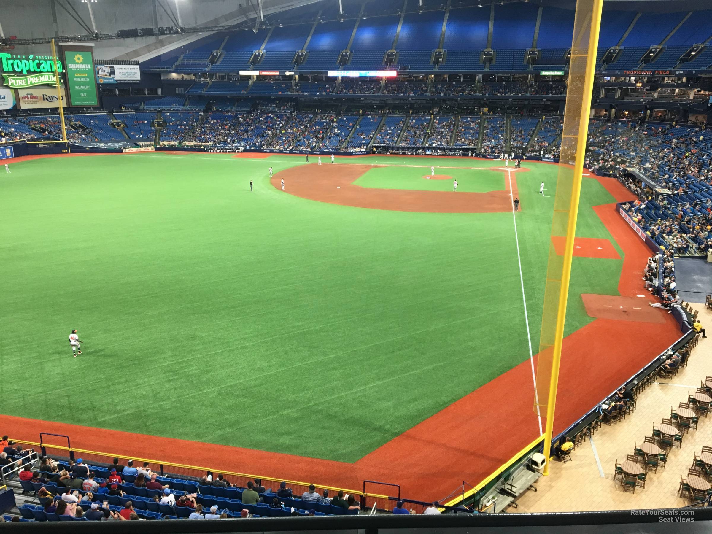 Section 345 at tropicana field rateyourseats