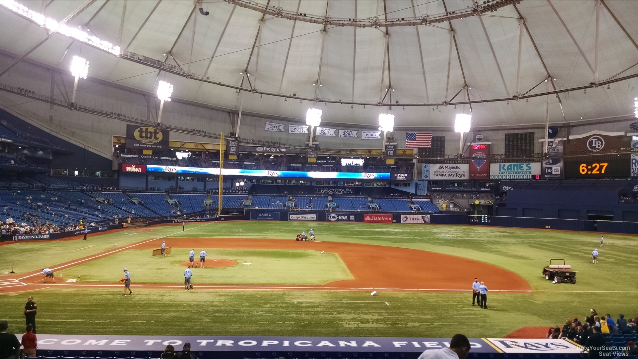 Tropicana Field Interactive Seating Chart