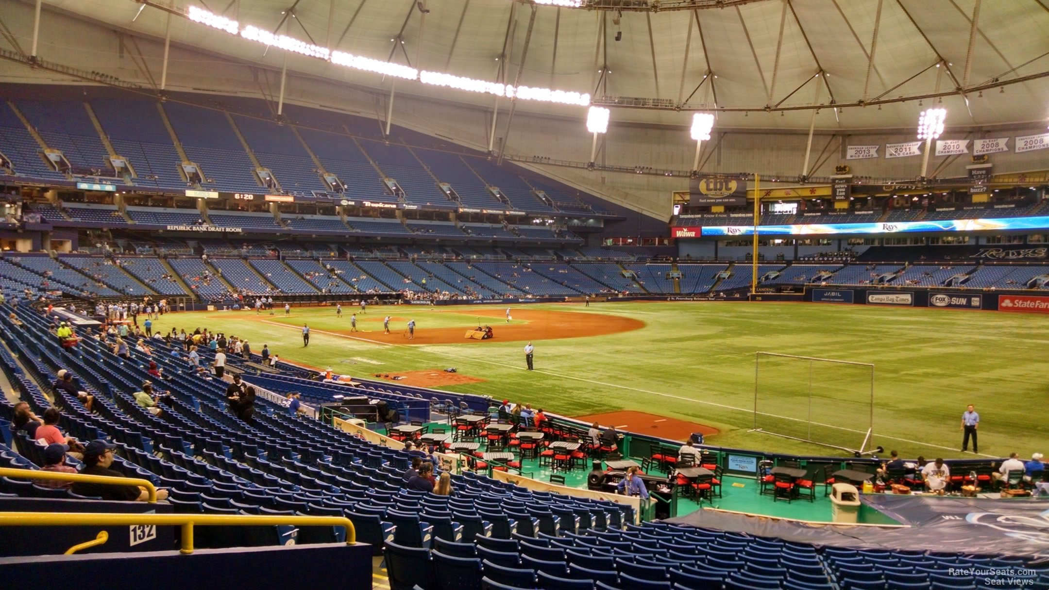 Tropicana Field Seating Chart Gates