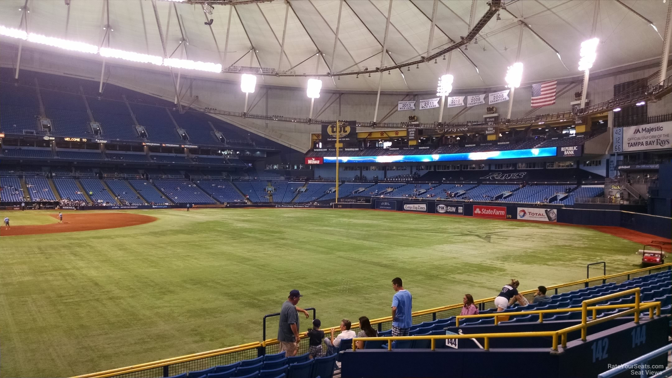 Tropicana Field Section 142 - Tampa Bay Rays ...