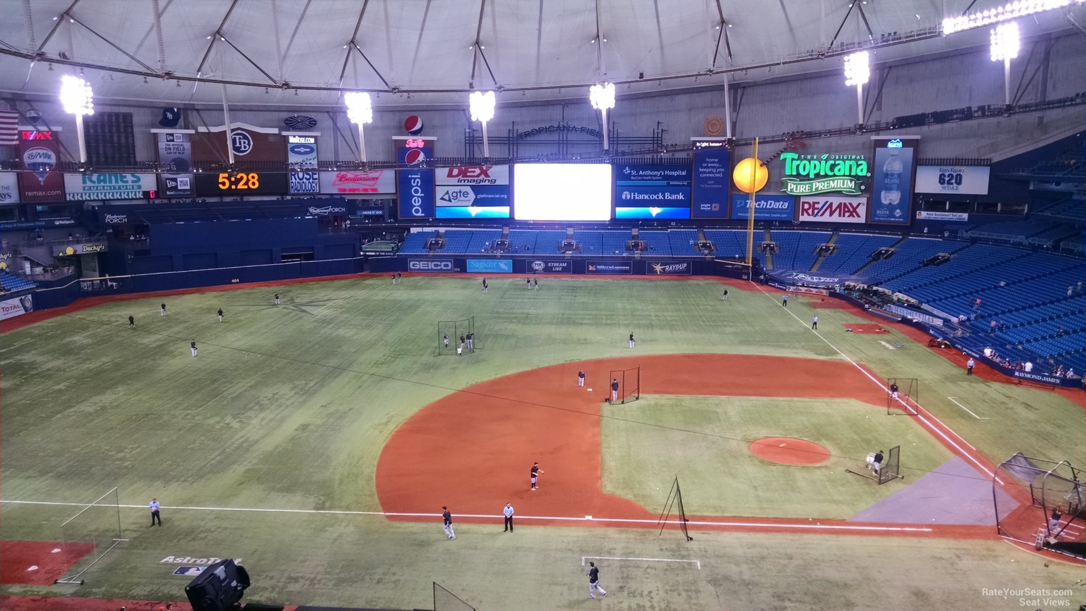 Tropicana Field Section 311 - Tampa Bay Rays ...