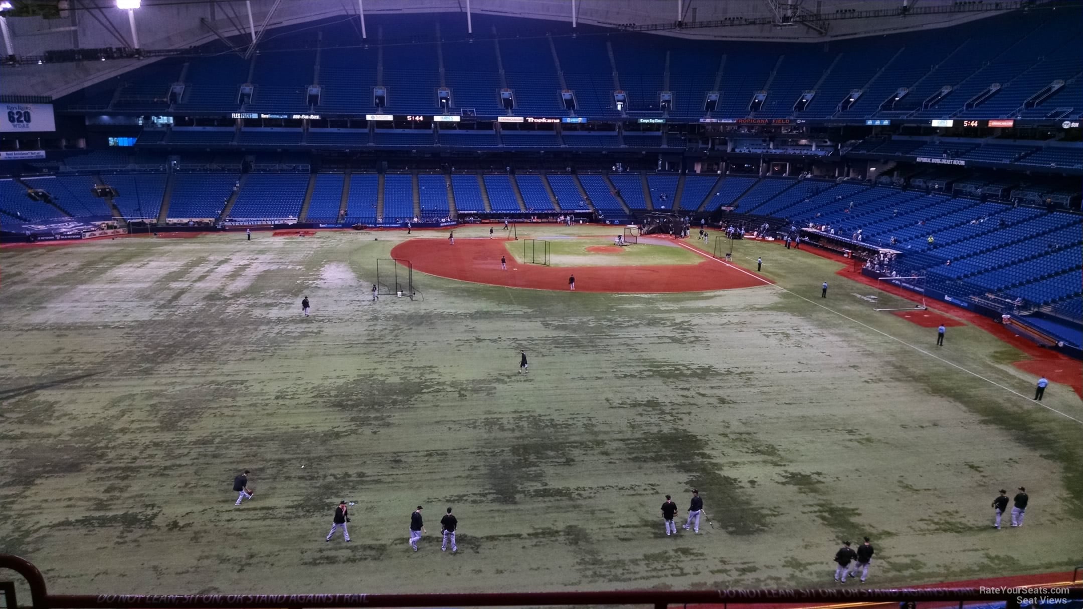 section 351, row c seat view  for baseball - tropicana field
