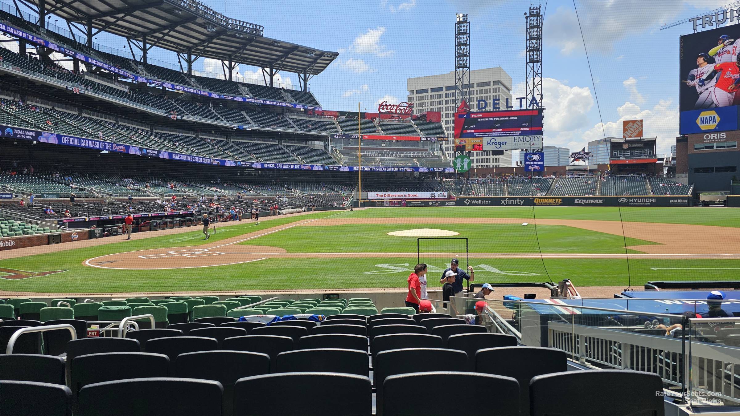 section 22, row 13 seat view for baseball - truist park
