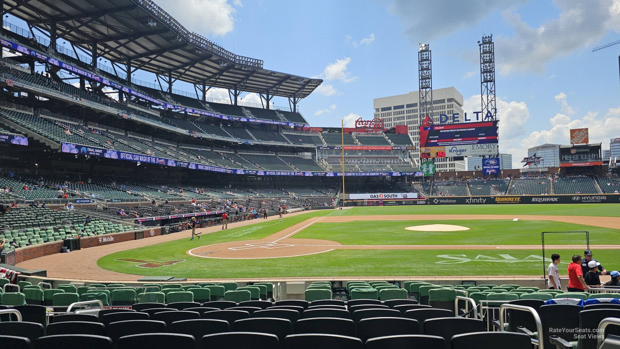section 23, row 13 seat view for baseball - truist park