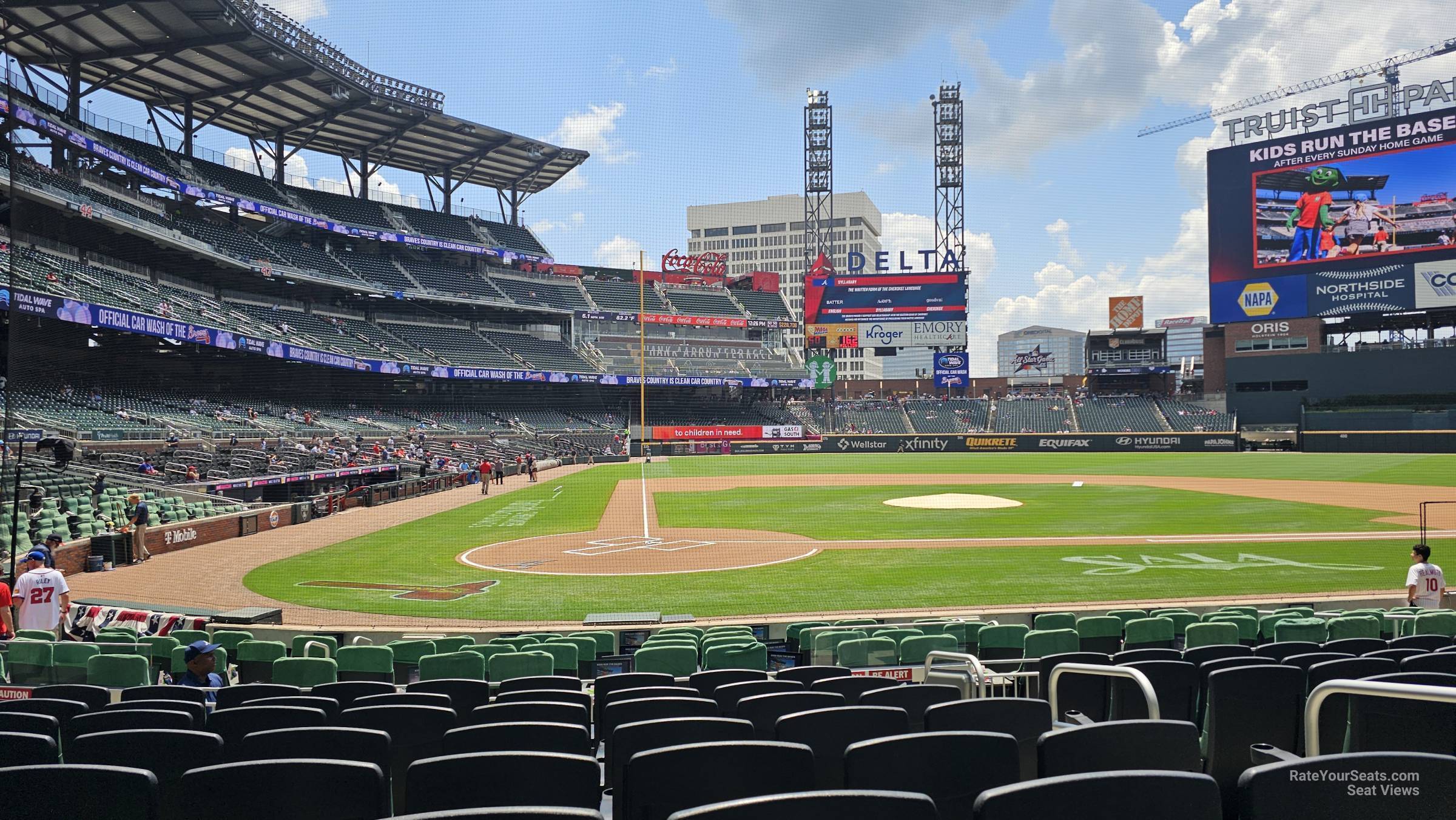 section 24, row 13 seat view  for baseball - truist park