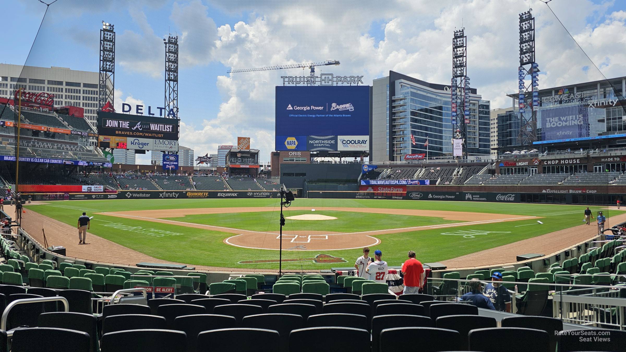 section 25, row 13 seat view for baseball - truist park