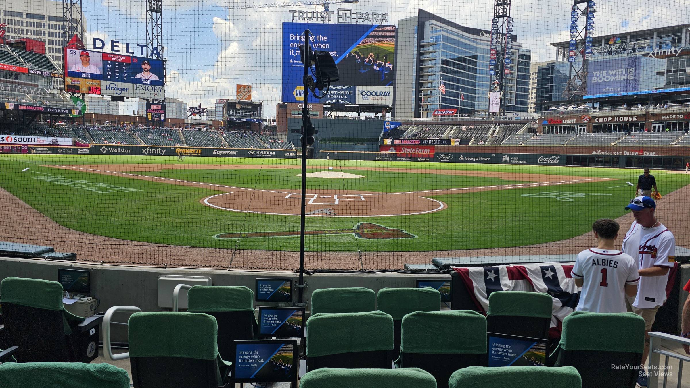 section 5, row 4 seat view  for baseball - truist park