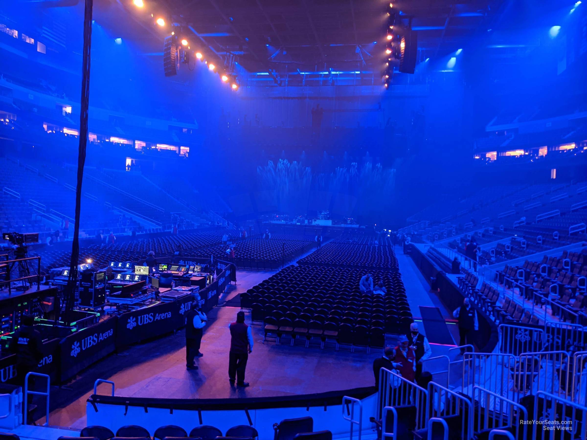 section 108, row 9 seat view  for concert - ubs arena