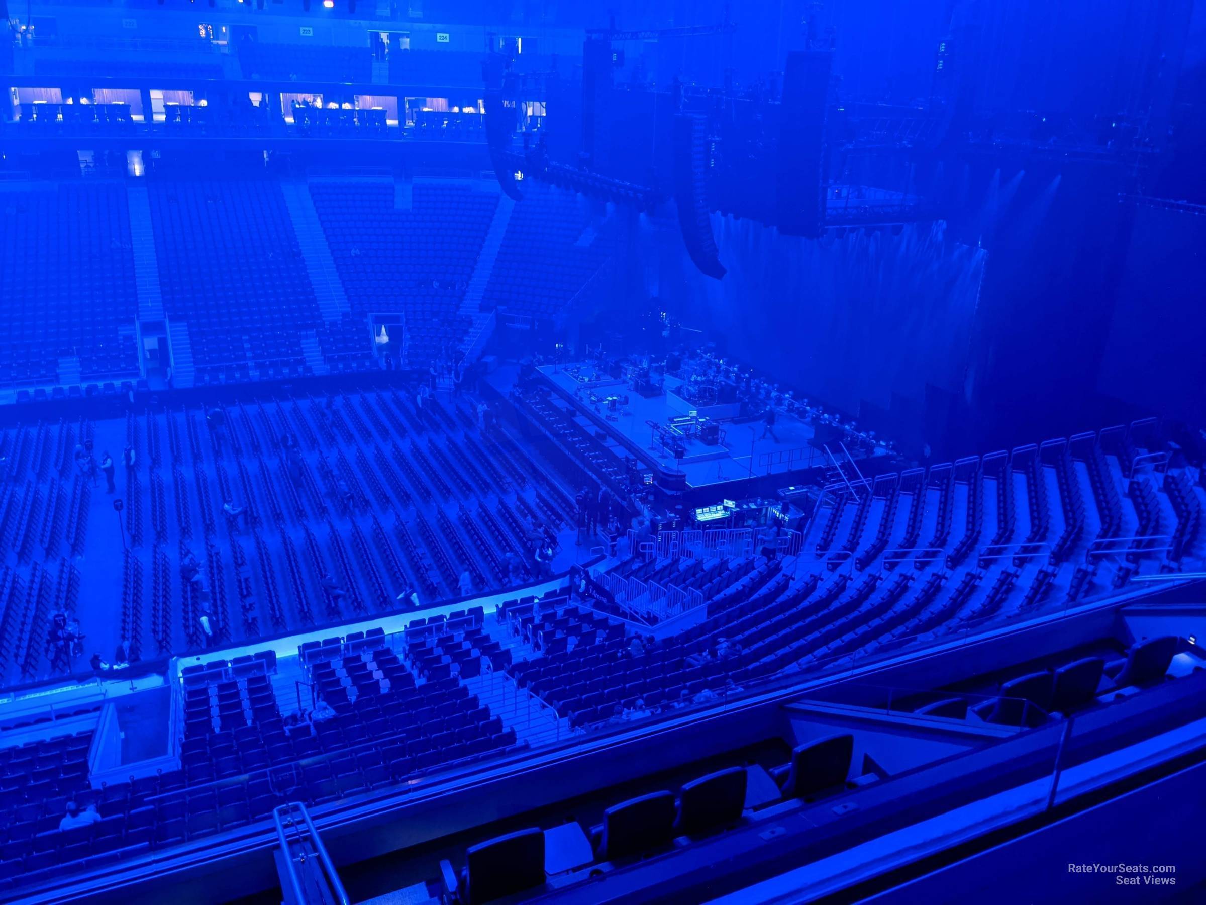 section 205, row 2 seat view  for concert - ubs arena