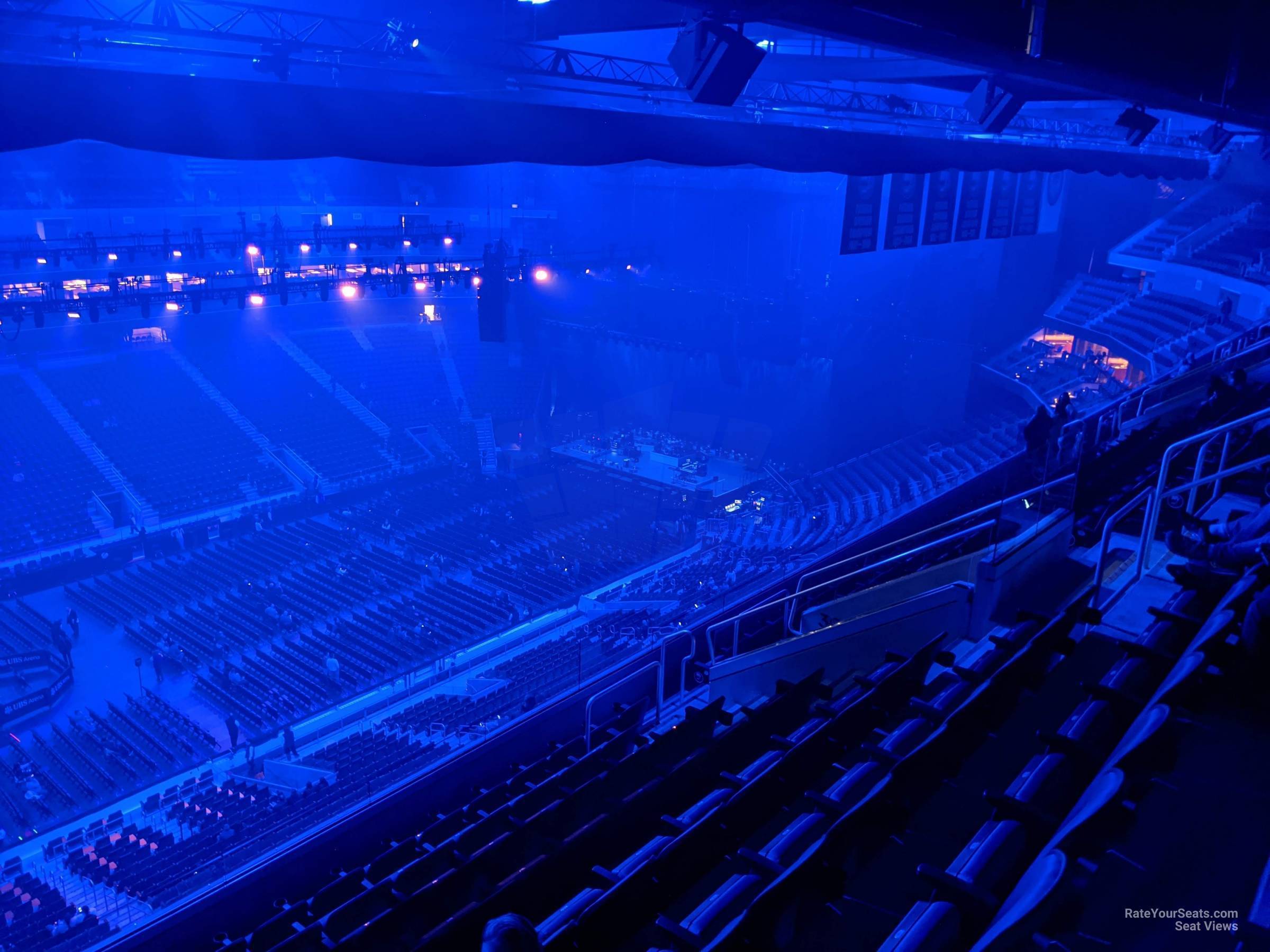 section 308, row 8 seat view  for concert - ubs arena