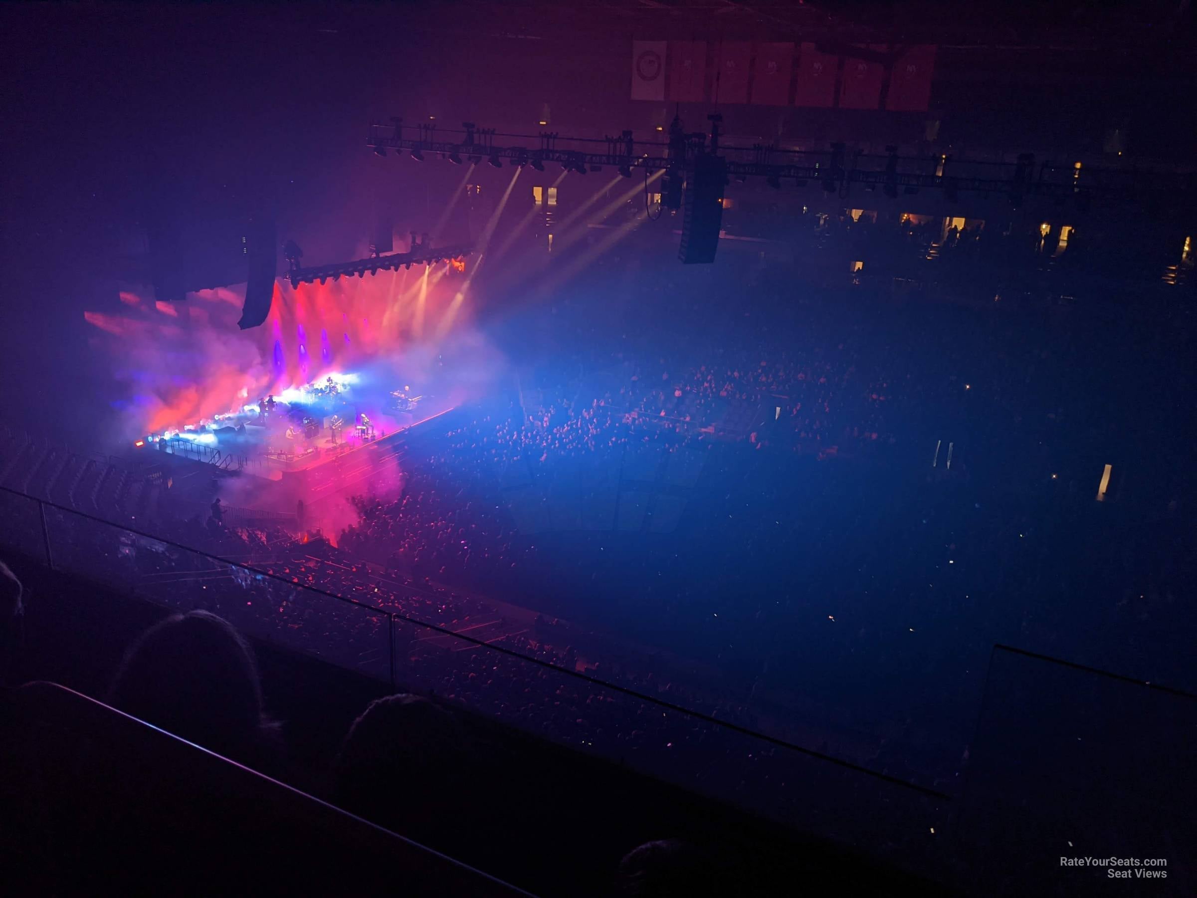 section 321, row 2 seat view  for concert - ubs arena