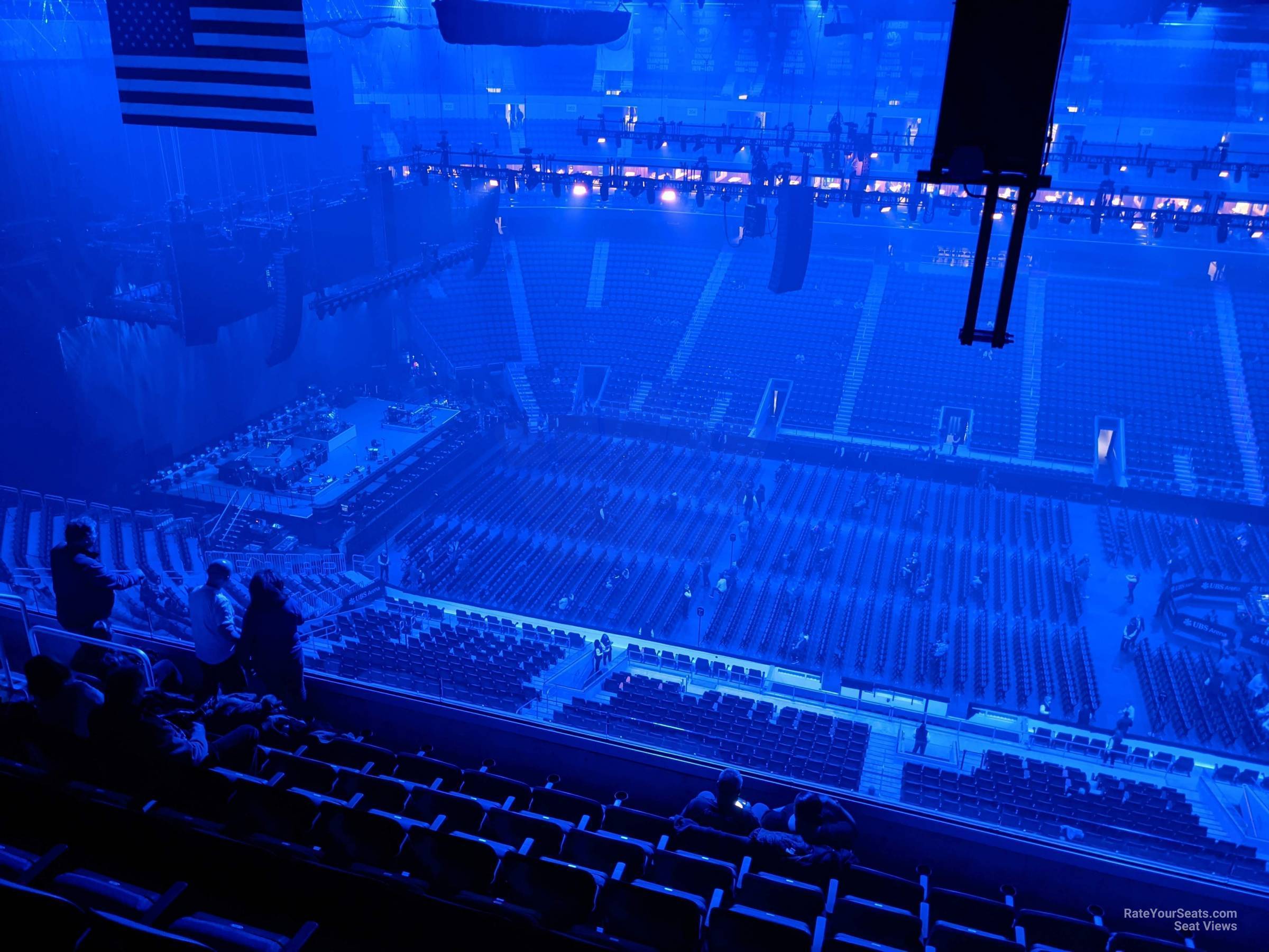 section 321, row 8 seat view  for concert - ubs arena