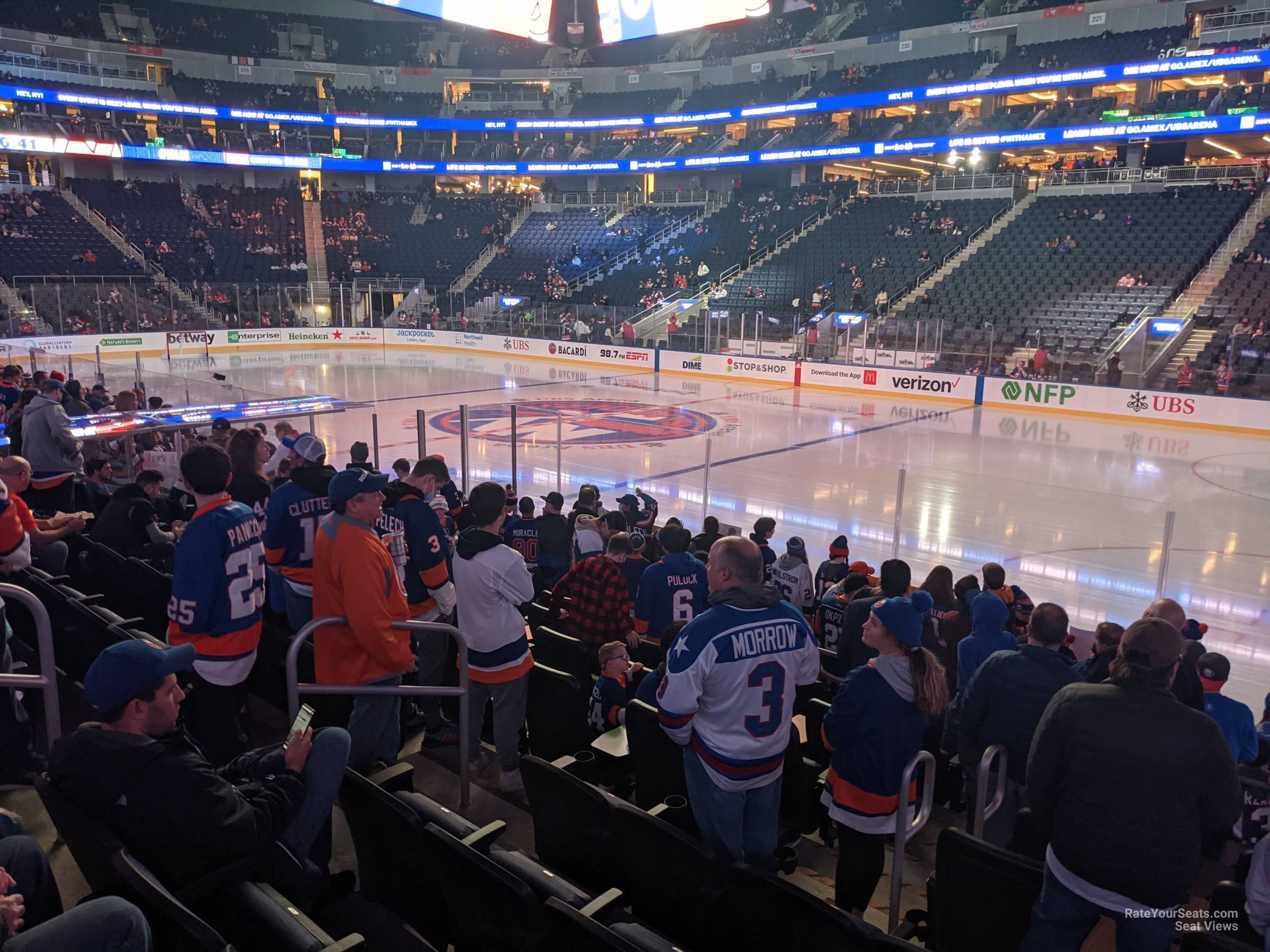 section 102, row 10 seat view  for hockey - ubs arena