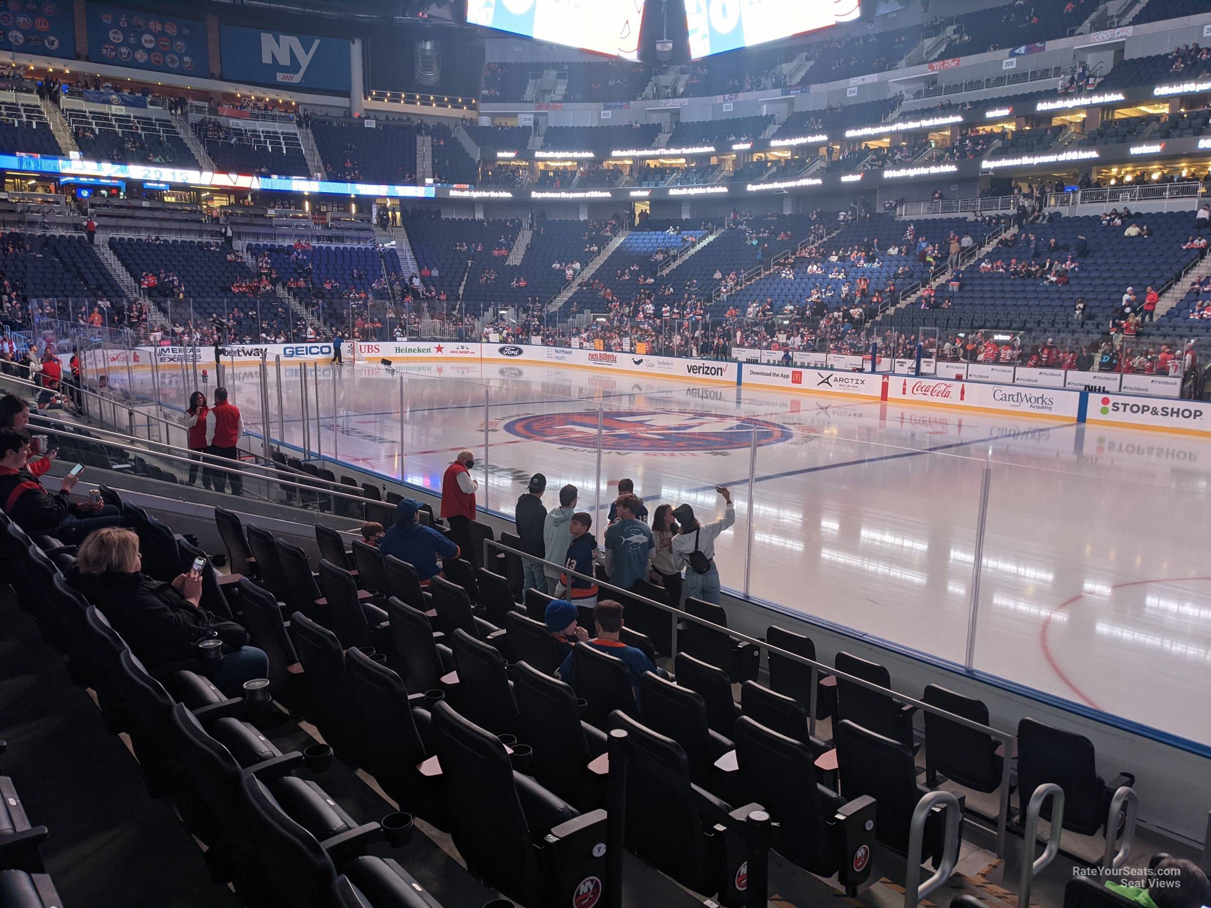 section 113, row 10 seat view  for hockey - ubs arena