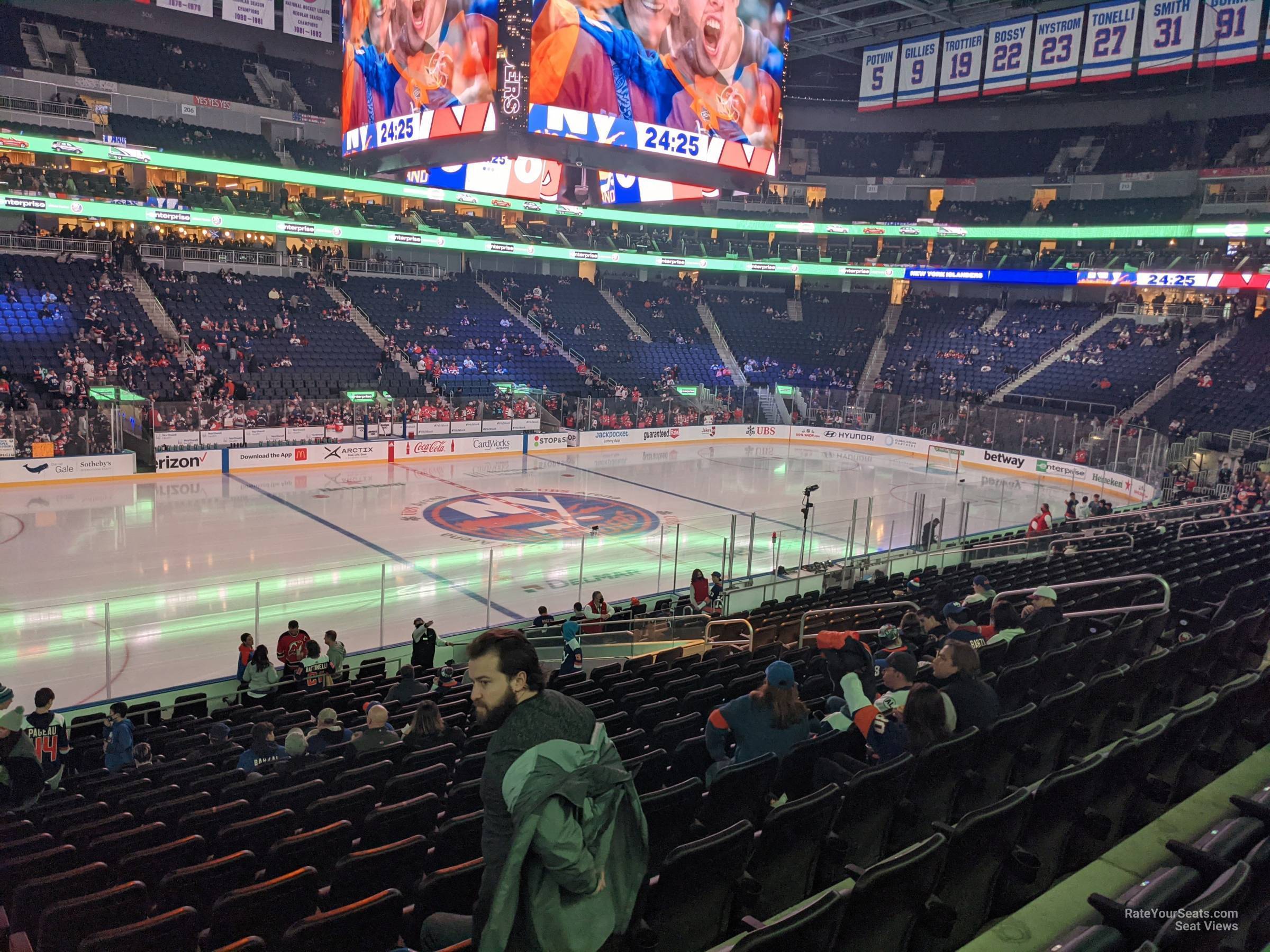 section 116, row 21 seat view for hockey - ubs arena