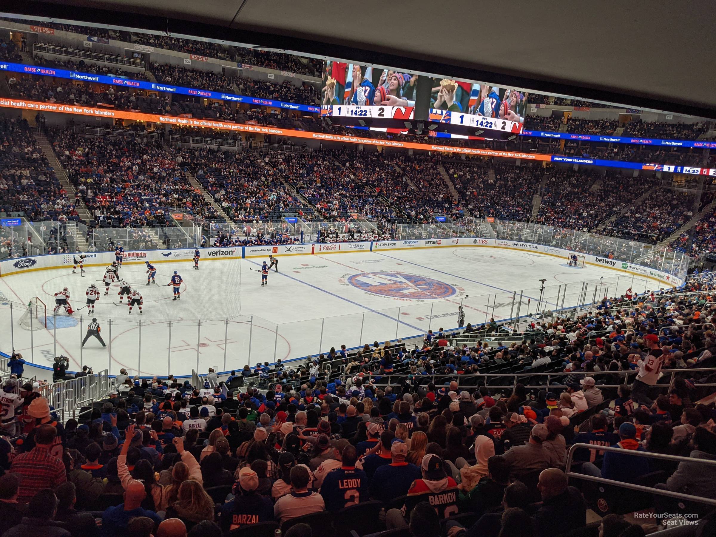 section 117, row 26w seat view  for hockey - ubs arena