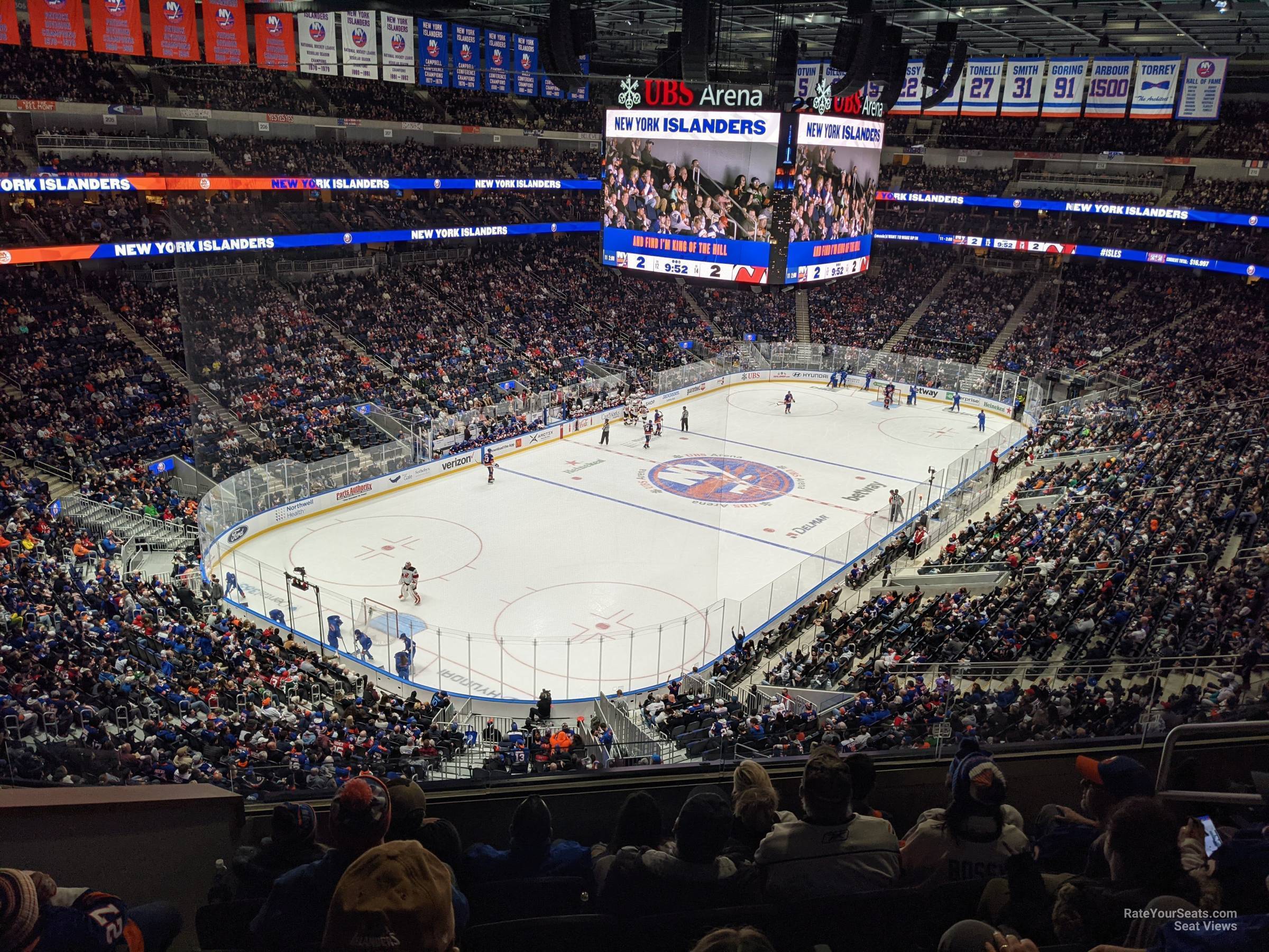 section 226a, row 5 seat view  for hockey - ubs arena