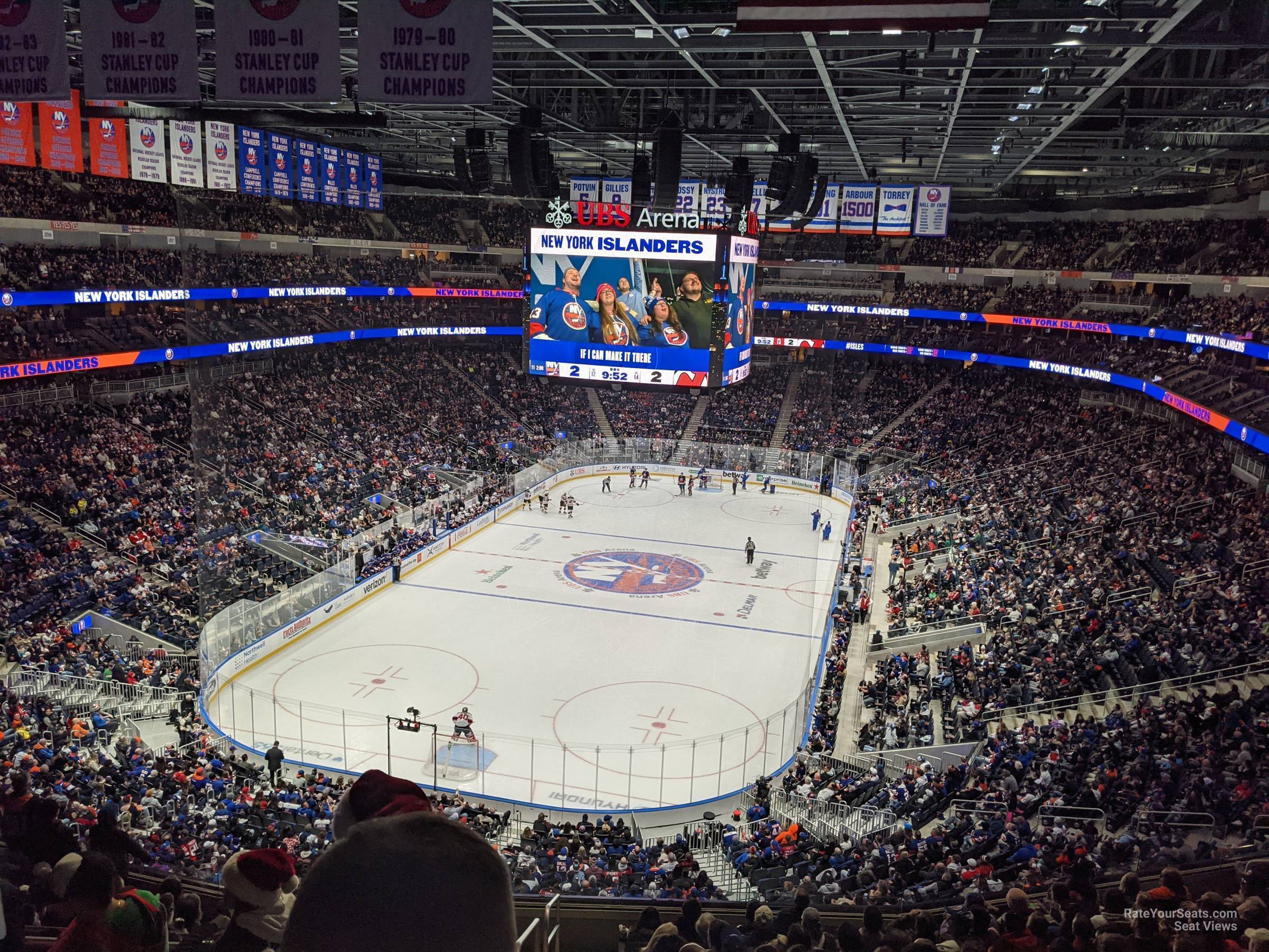 section 227, row 11 seat view  for hockey - ubs arena