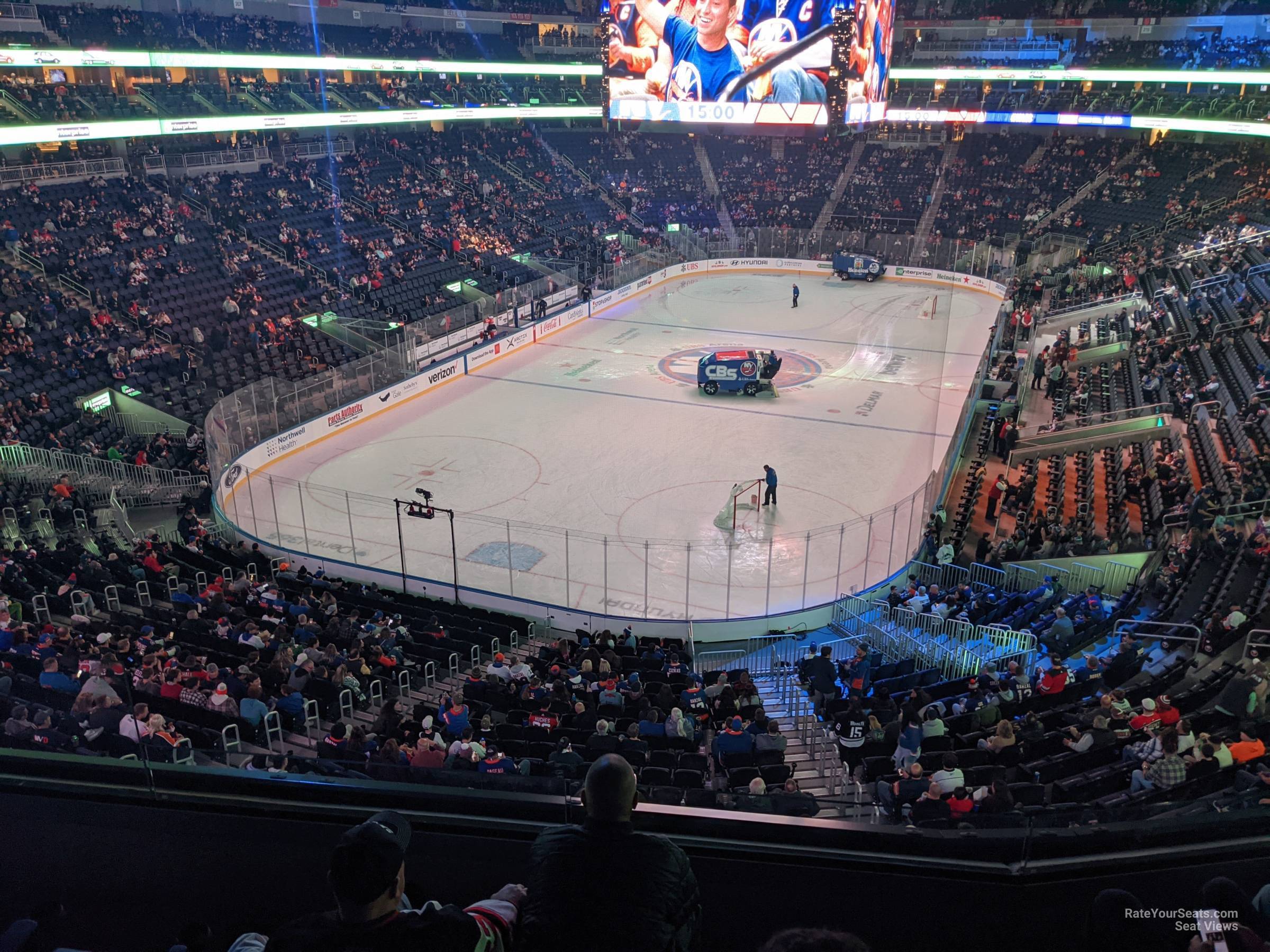 section 227, row 4 seat view  for hockey - ubs arena