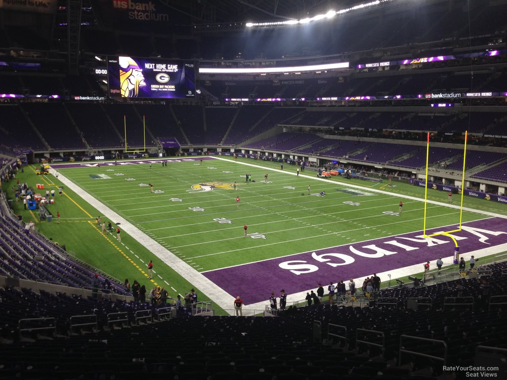 Vikings Seating Chart Us Bank Stadium