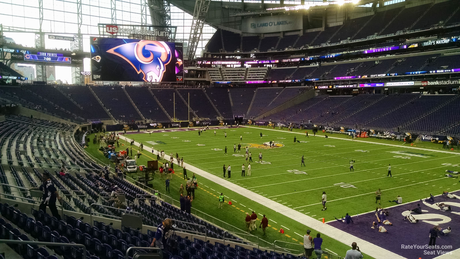 U.S. Bank Stadium Section 124 Minnesota Vikings