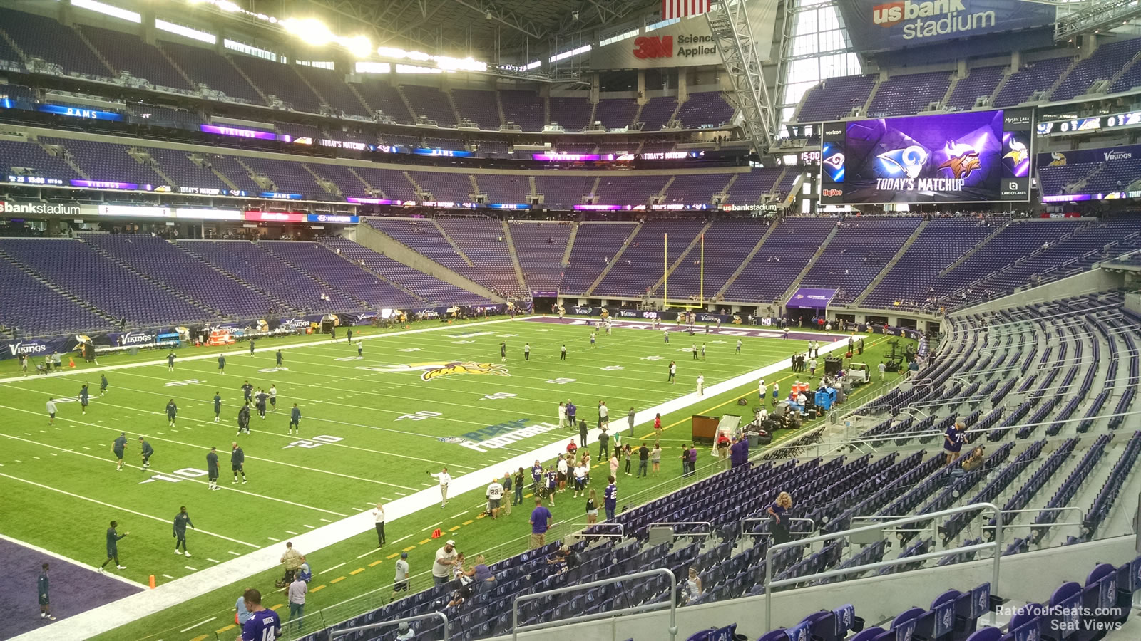 Us Bank Stadium Seating Chart With Rows