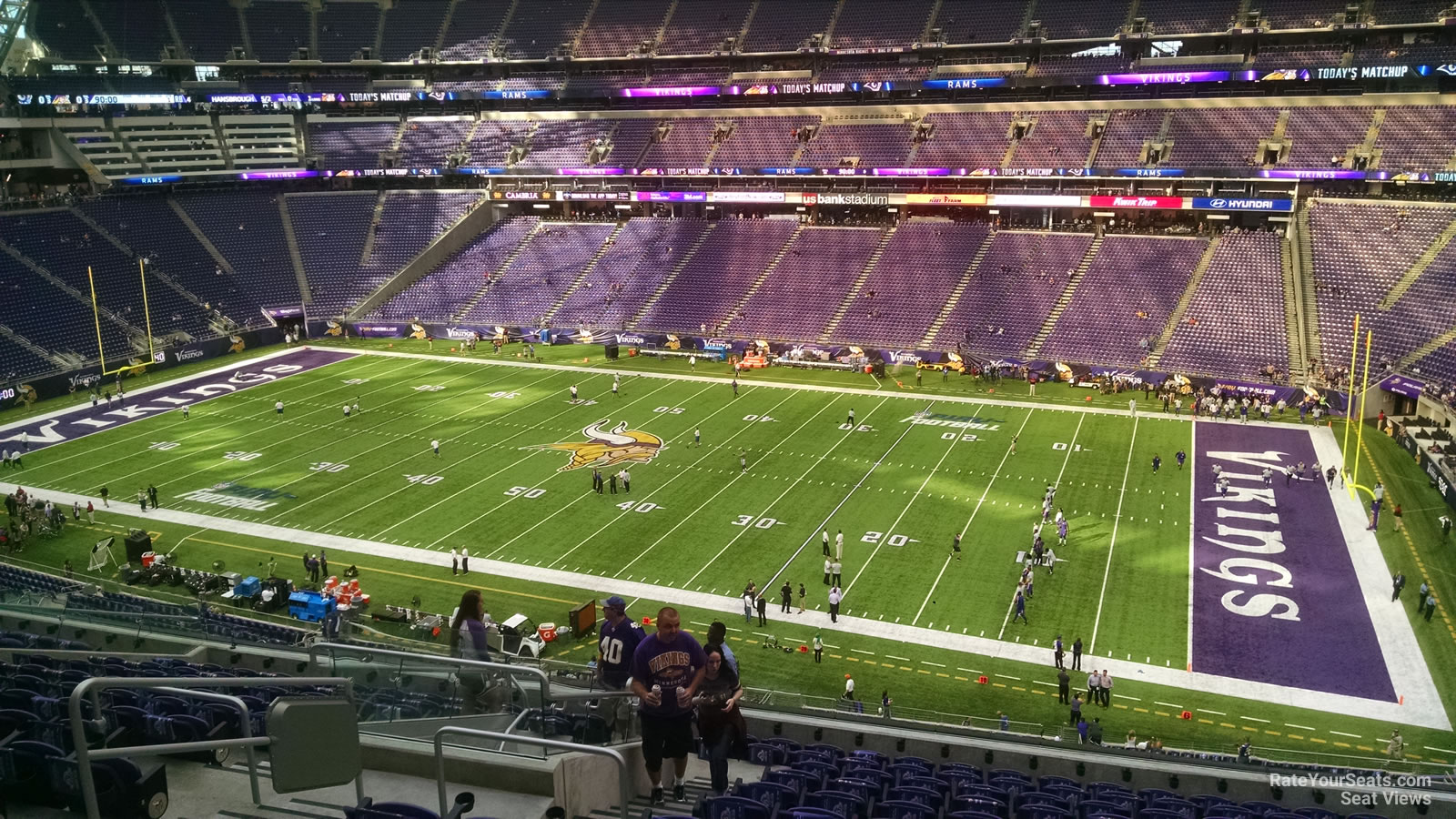 US Bank Stadium Section 230 Row 13_1 on 9 1 2016_SC