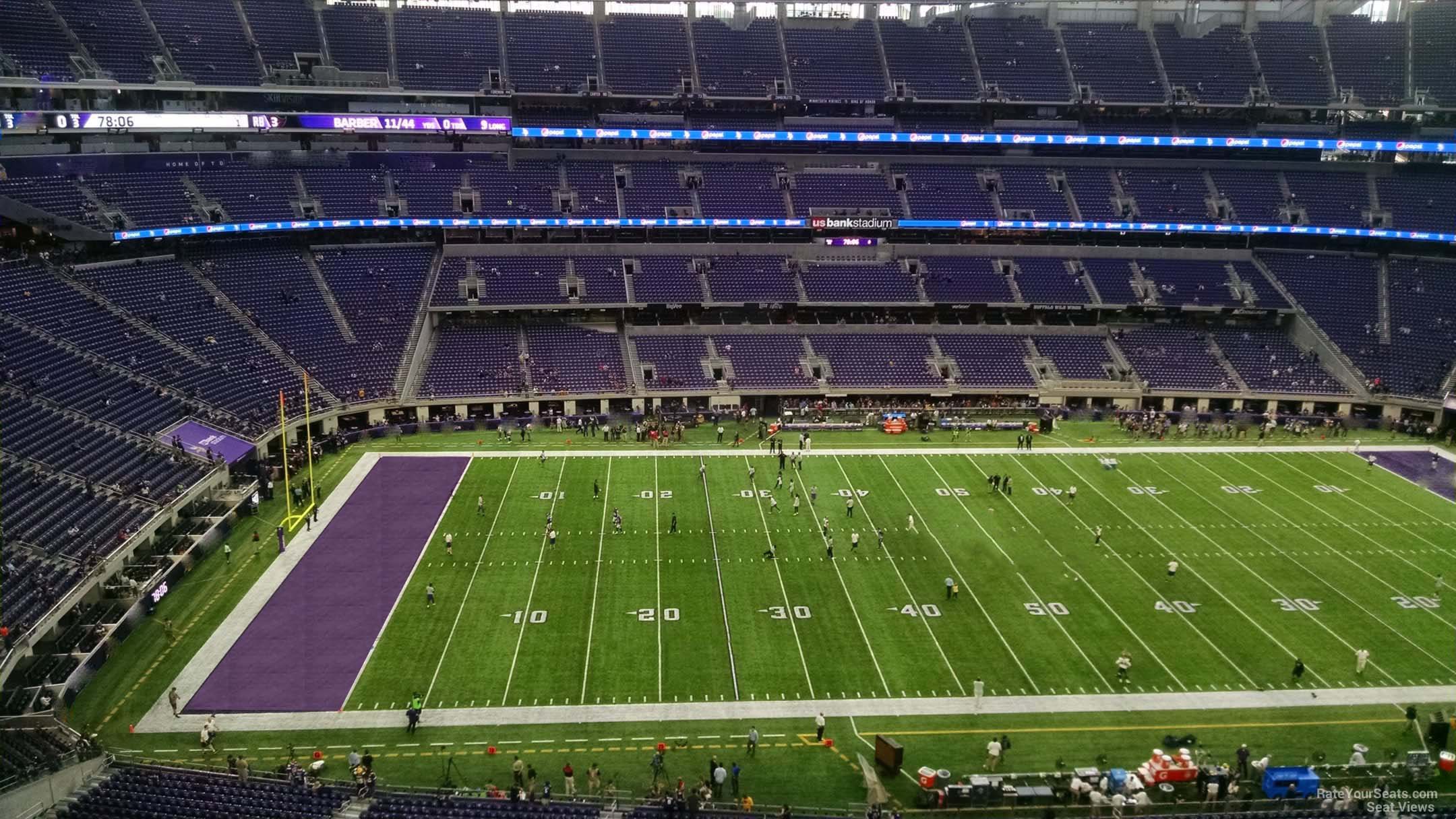 Us Bank Stadium Seating Chart With Rows