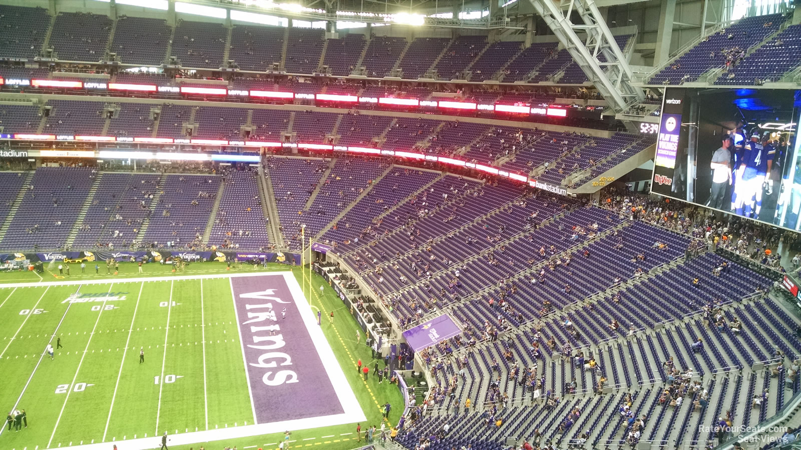 Us Bank Stadium Seating Chart With Rows