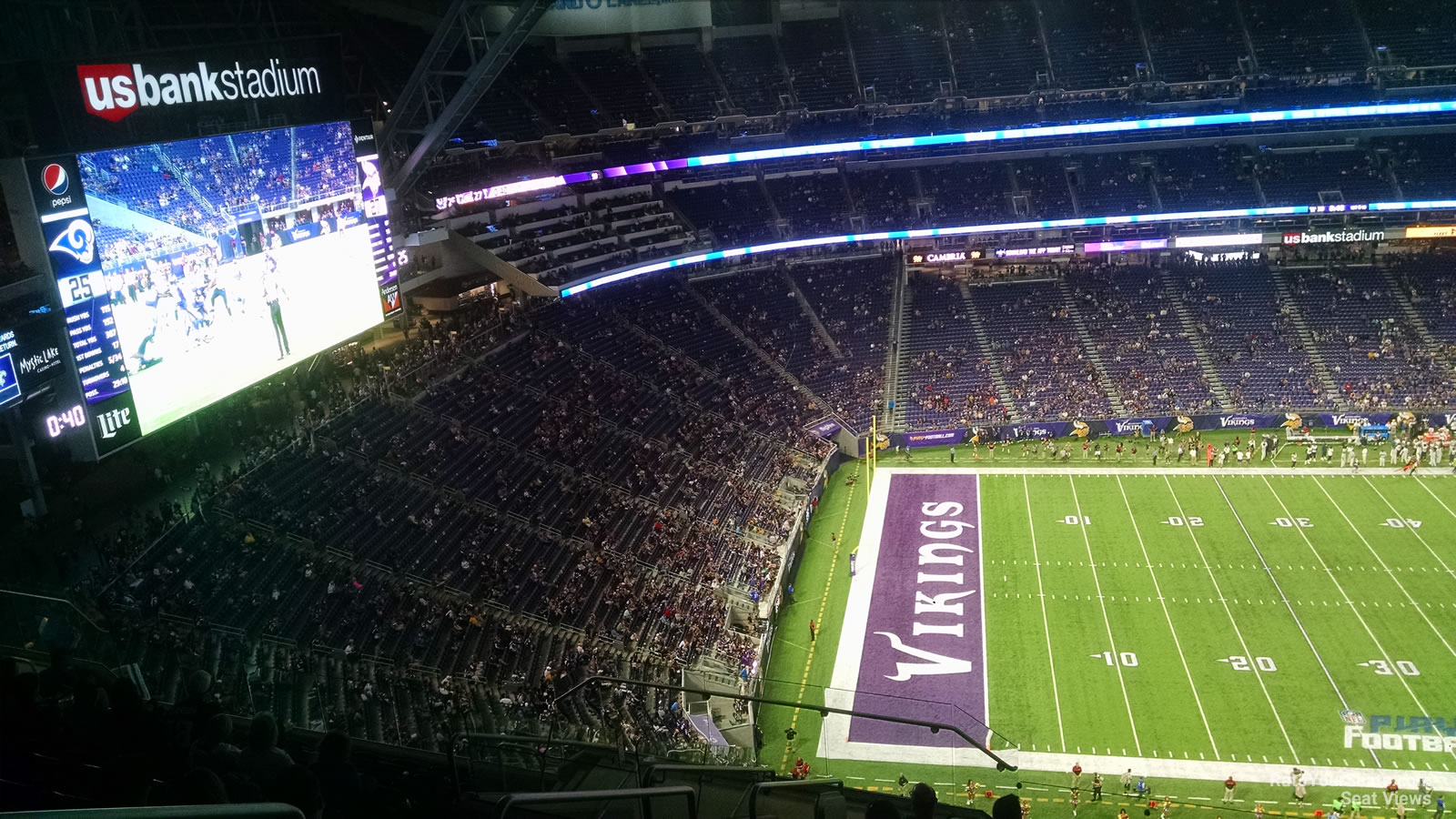 U.S. Bank Stadium Section 344 Minnesota Vikings