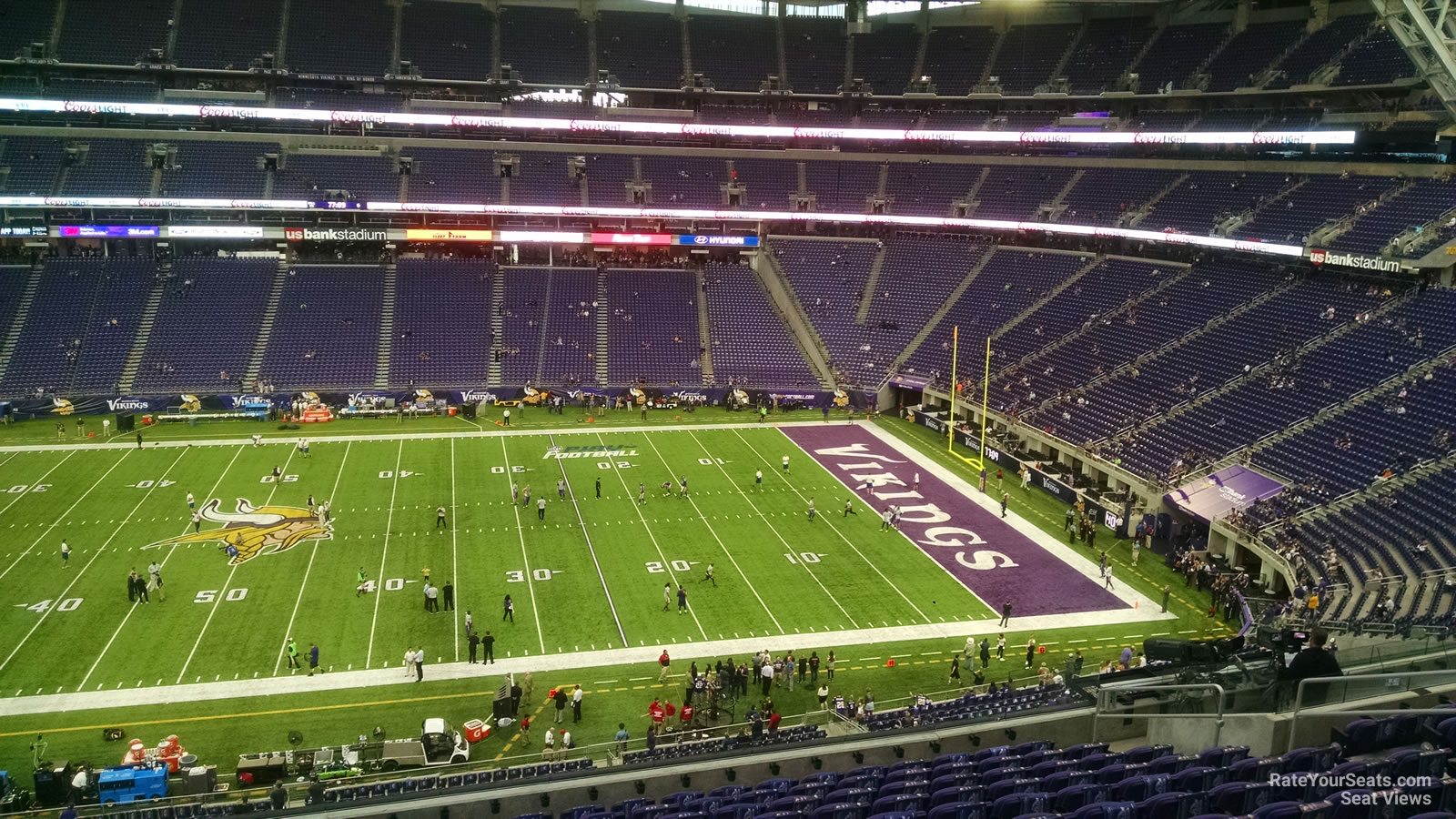 US Bank Stadium Section C7 Row 13_2 on 9 1 2016_SC