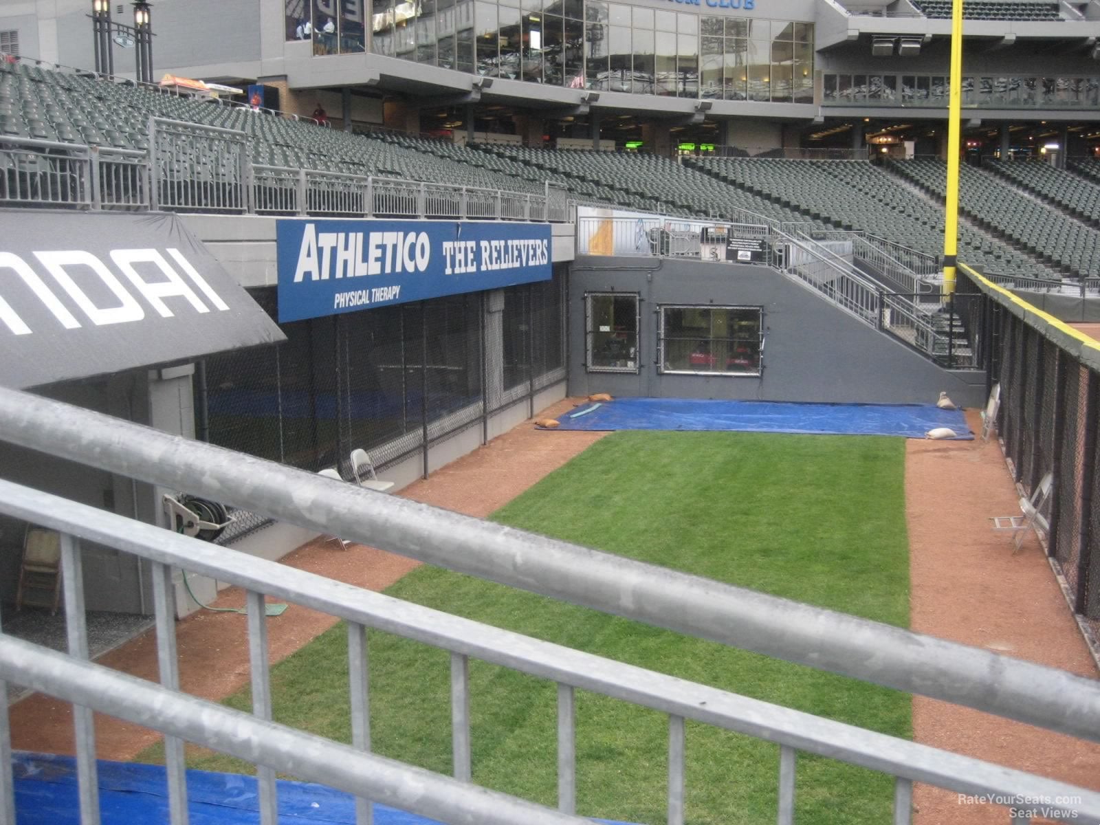 section 103, row 1 seat view  - rate field