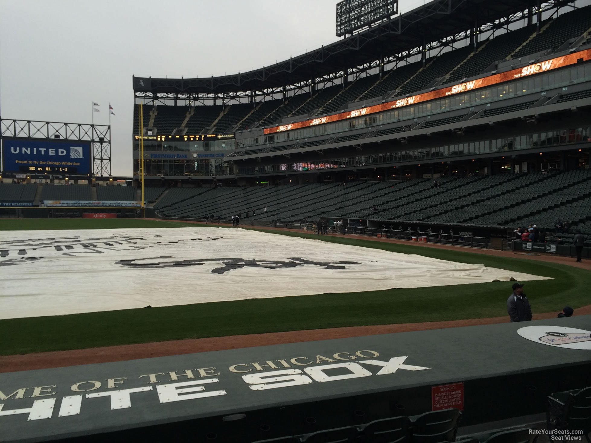 View from Section 138 at US Cellular Field