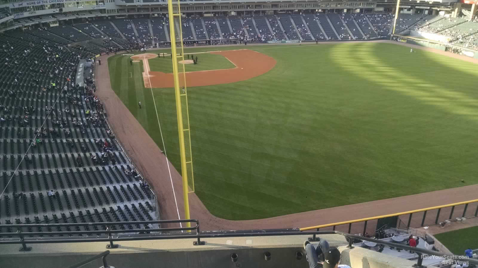 section 506, row 6 seat view  - rate field