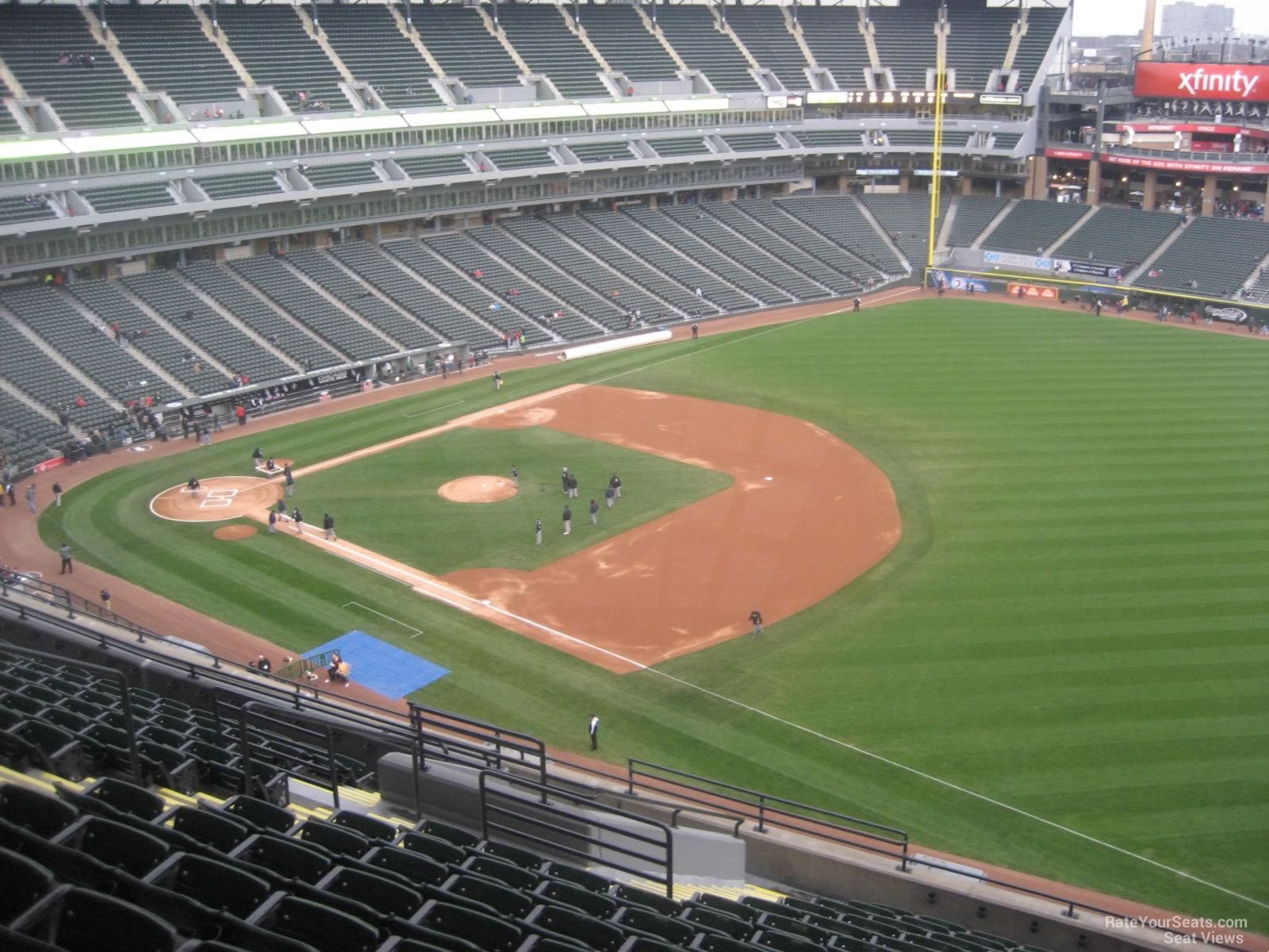 section 516, row 15 seat view  - rate field