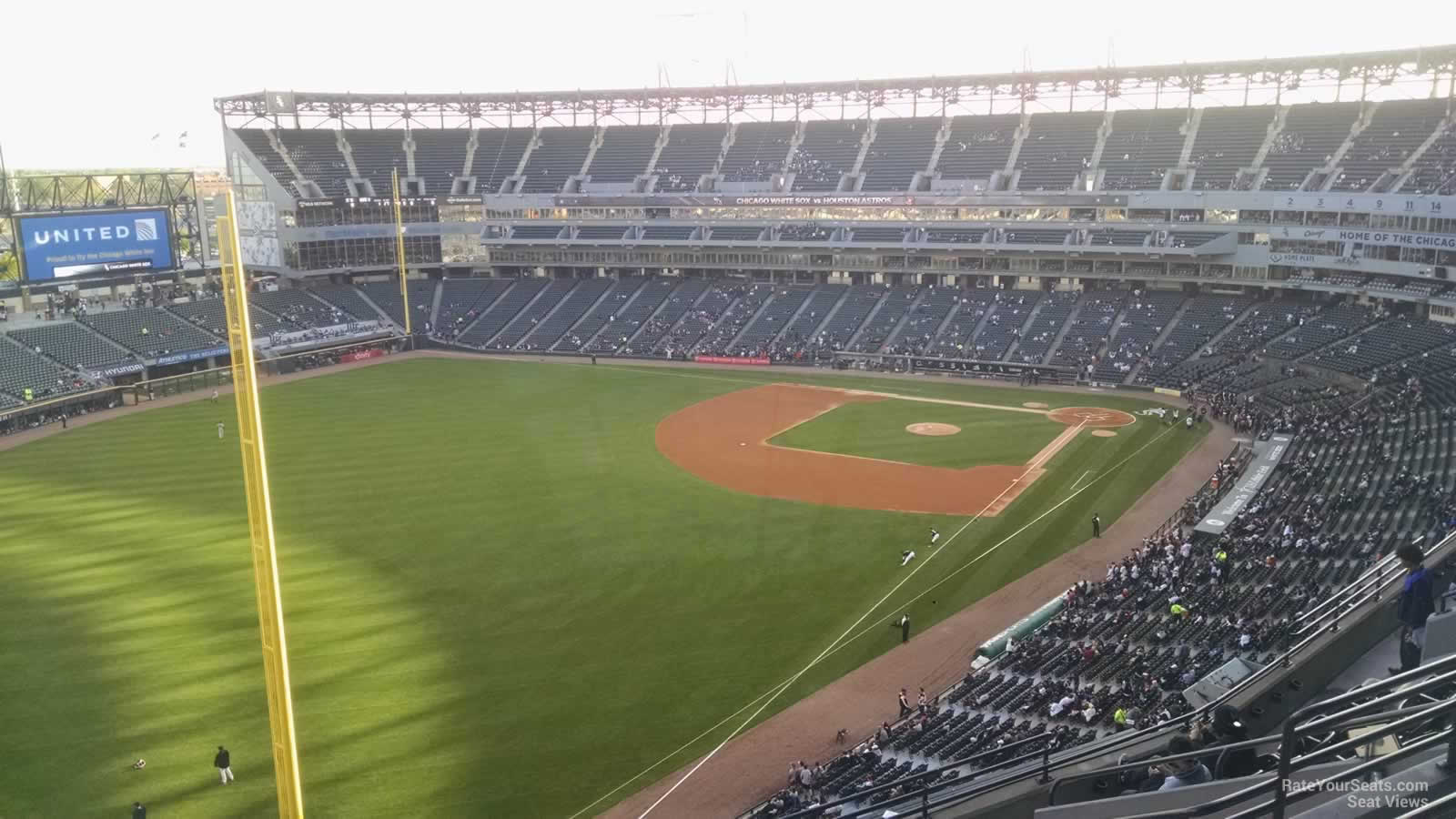 section 555, row 9 seat view  - rate field