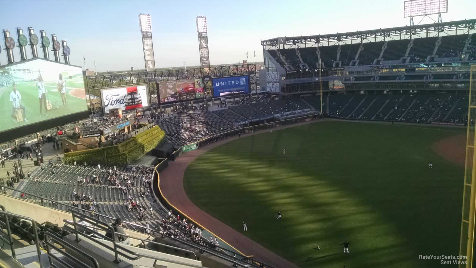 section 557, row 9 seat view  - rate field