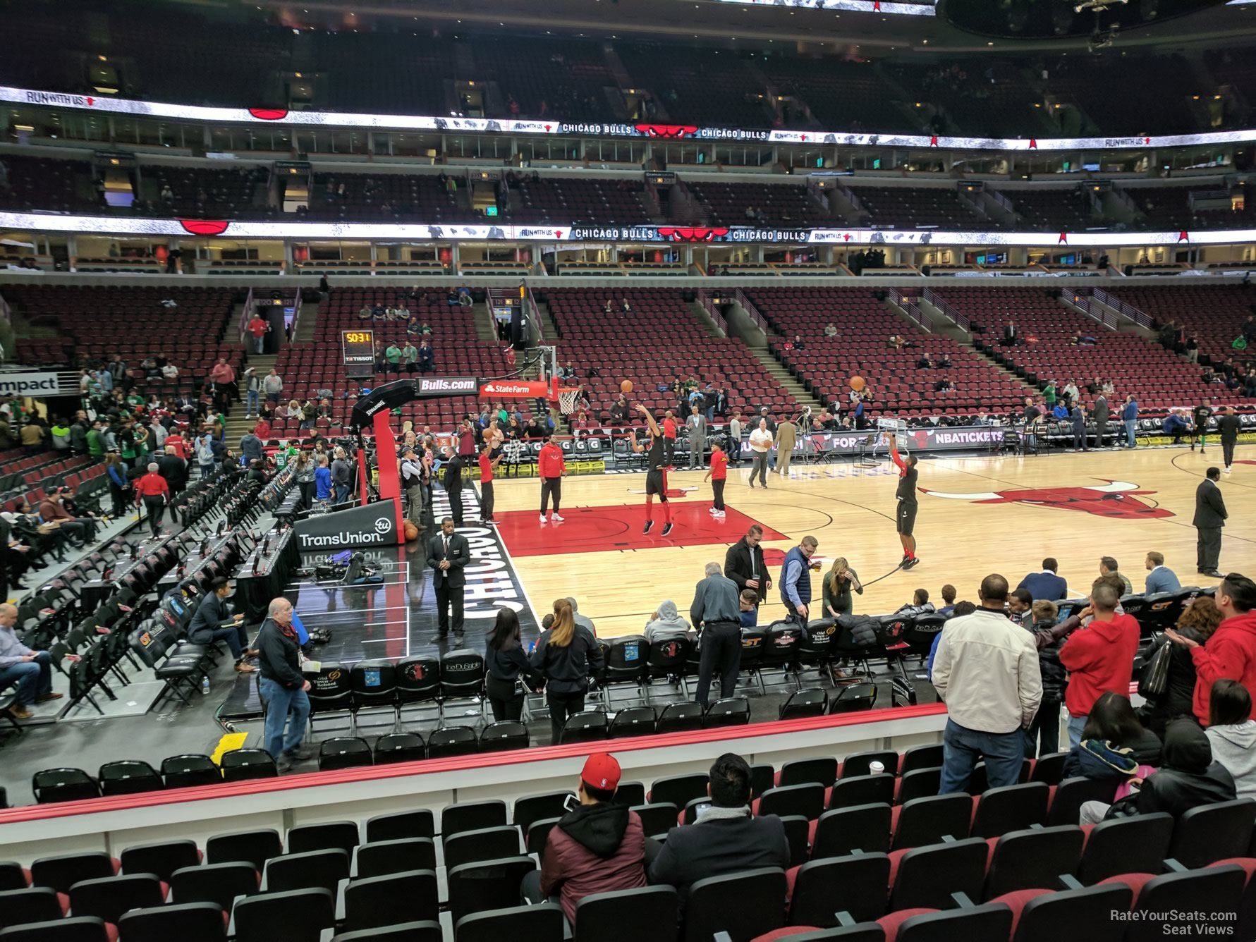 United Center Courtside Seating Chart