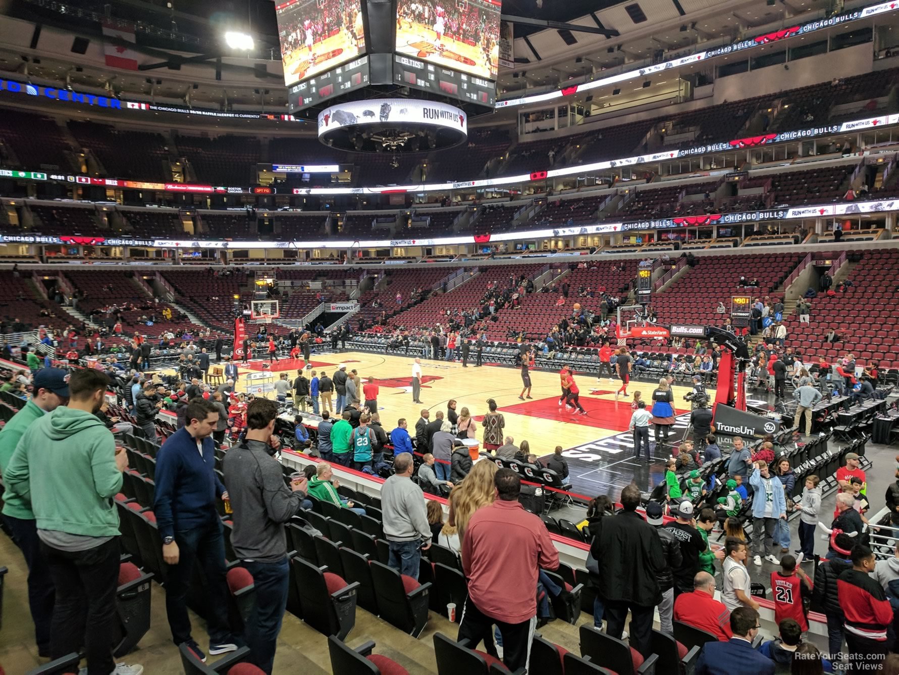 United Center Seating Chart Bulls Game