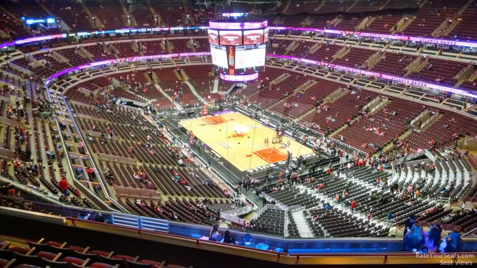 united center section 312 chicago bulls rateyourseats com