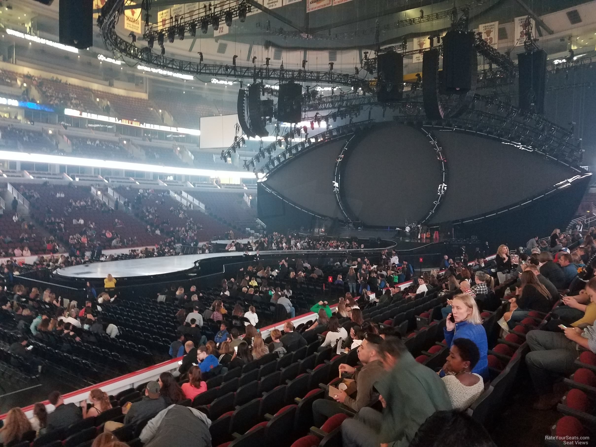 section 102, row 12 seat view  for concert - united center
