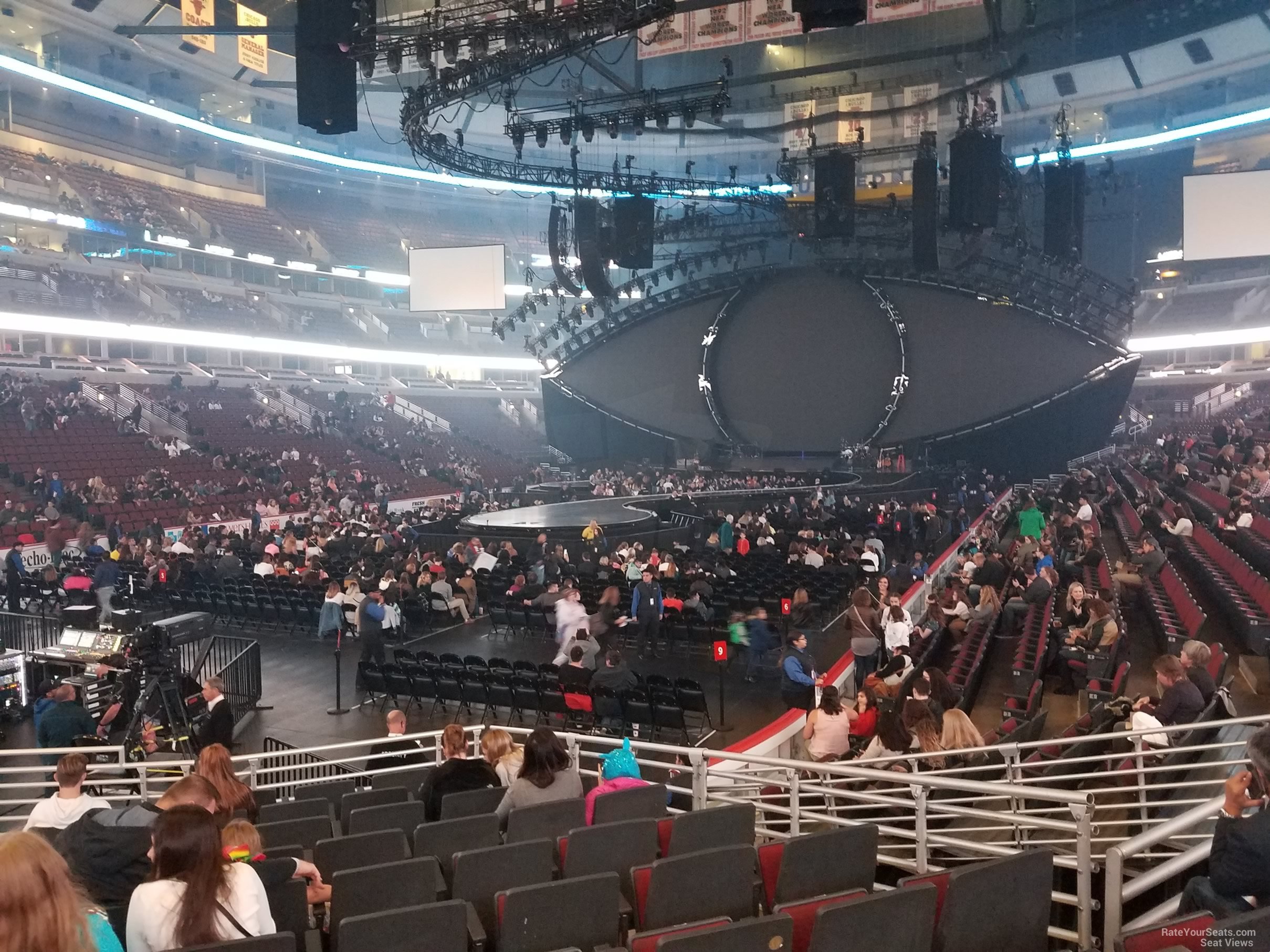 section 104, row 12 seat view  for concert - united center