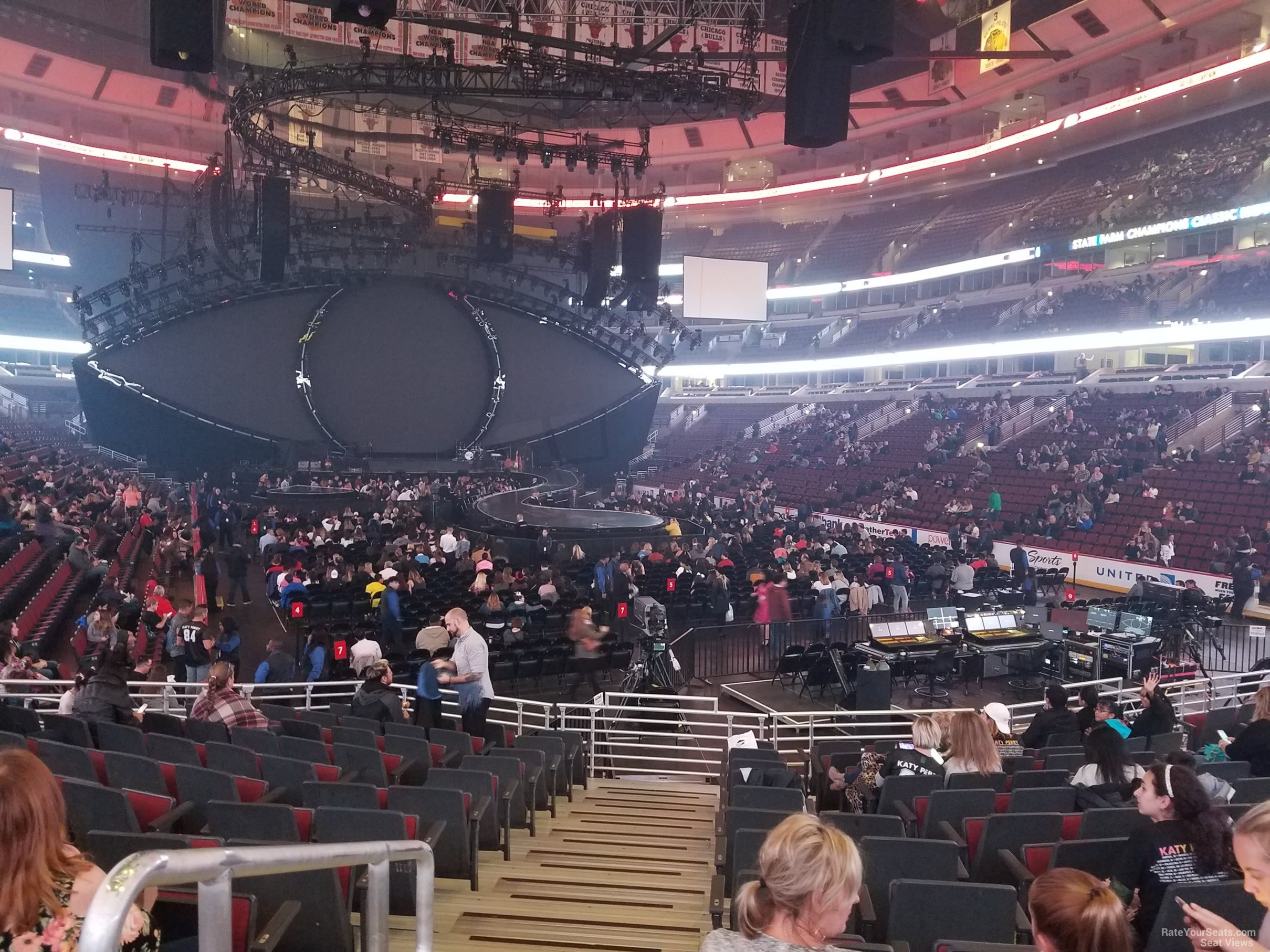 section 107, row 12 seat view  for concert - united center