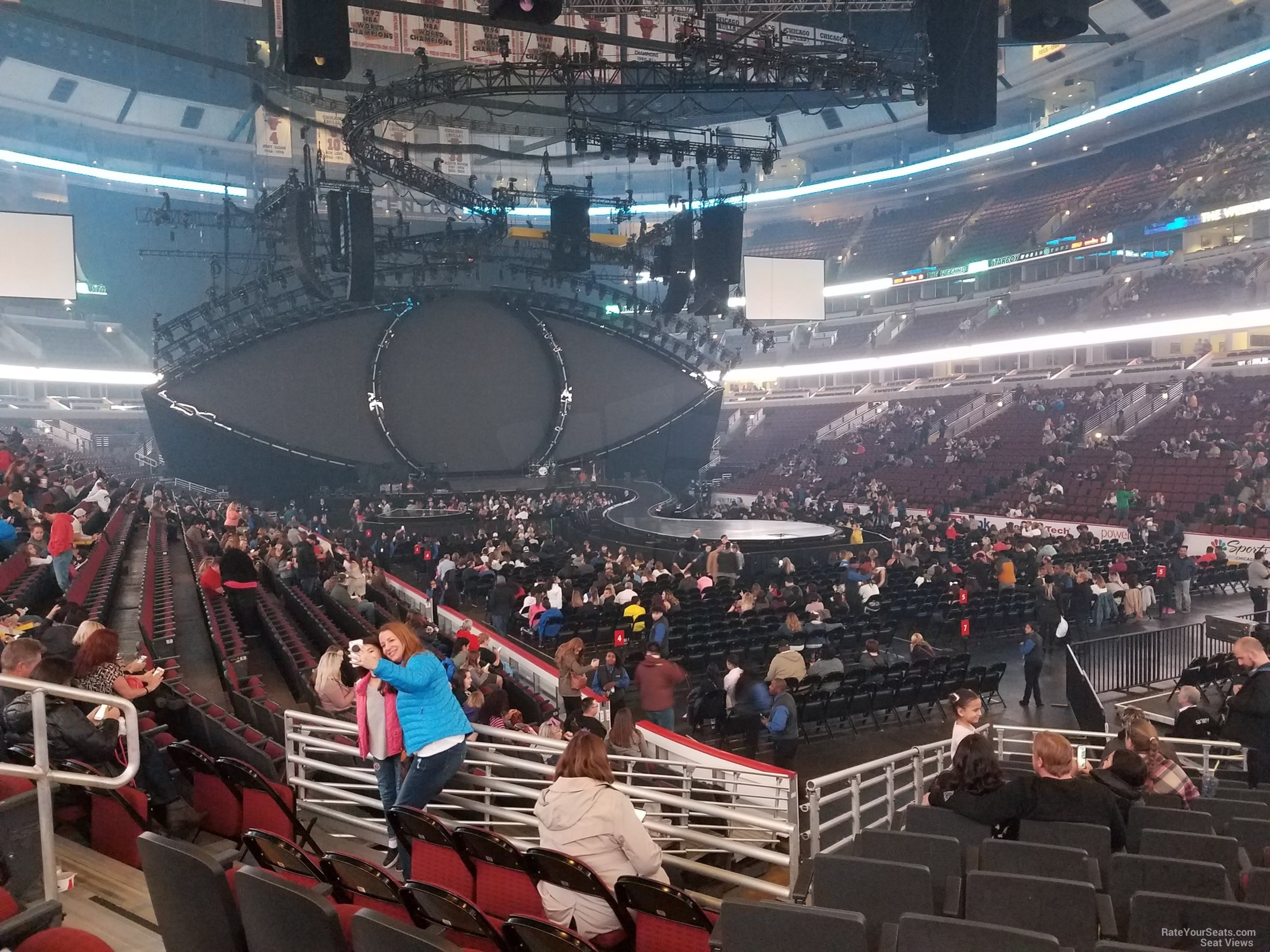 section 108, row 12 seat view  for concert - united center