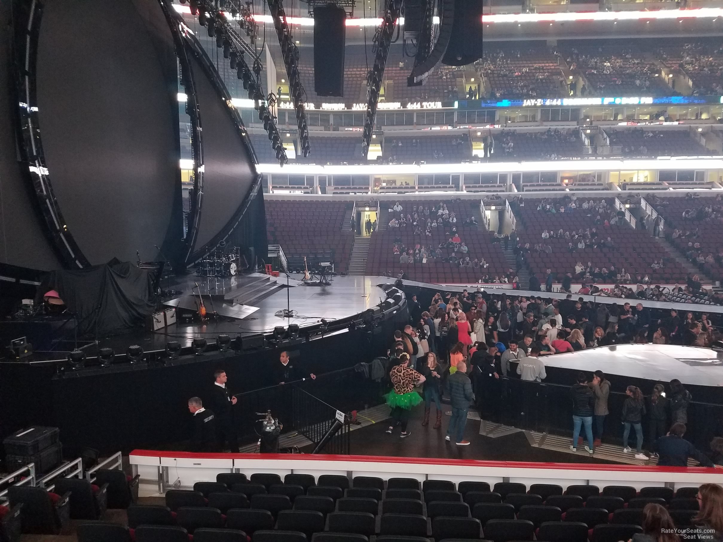 United Center, section 113, home of Chicago Blackhawks, Chicago