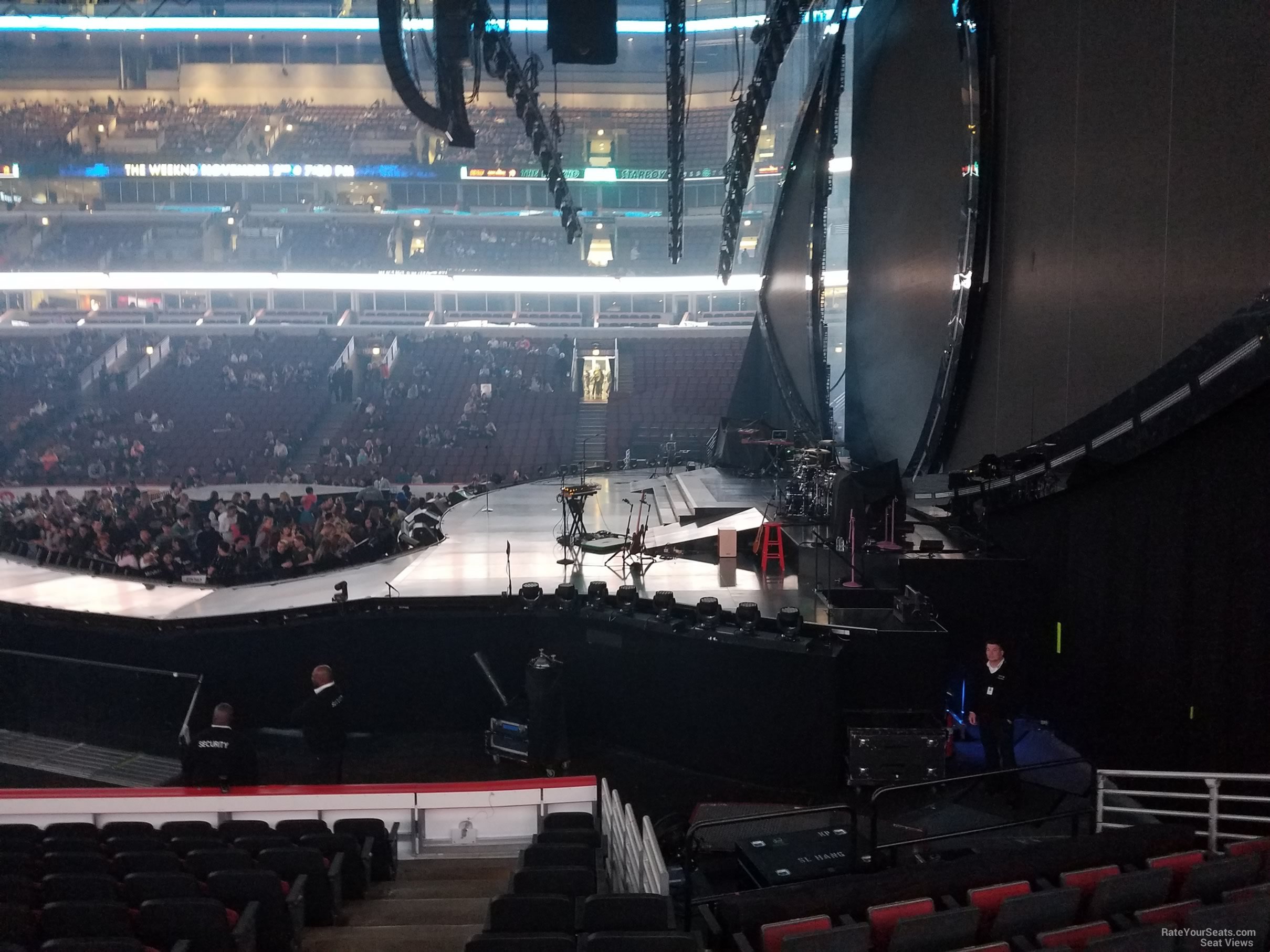 section 120, row 12 seat view  for concert - united center