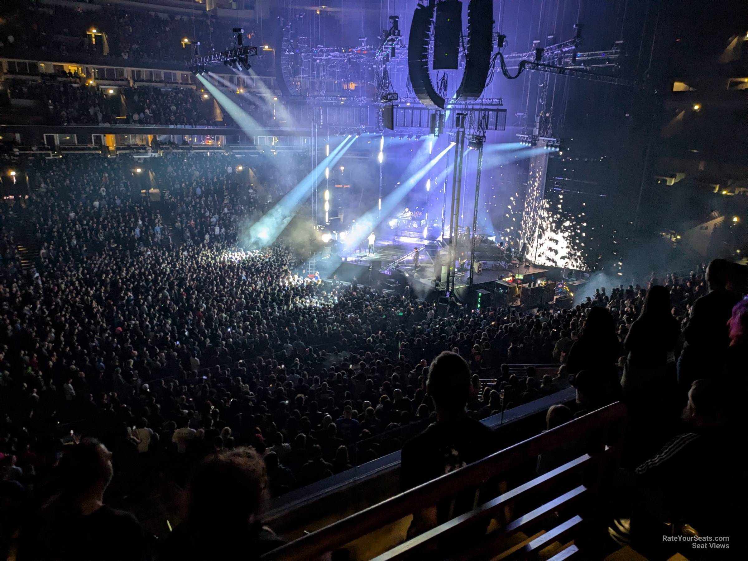 section 201, row 4 seat view  for concert - united center