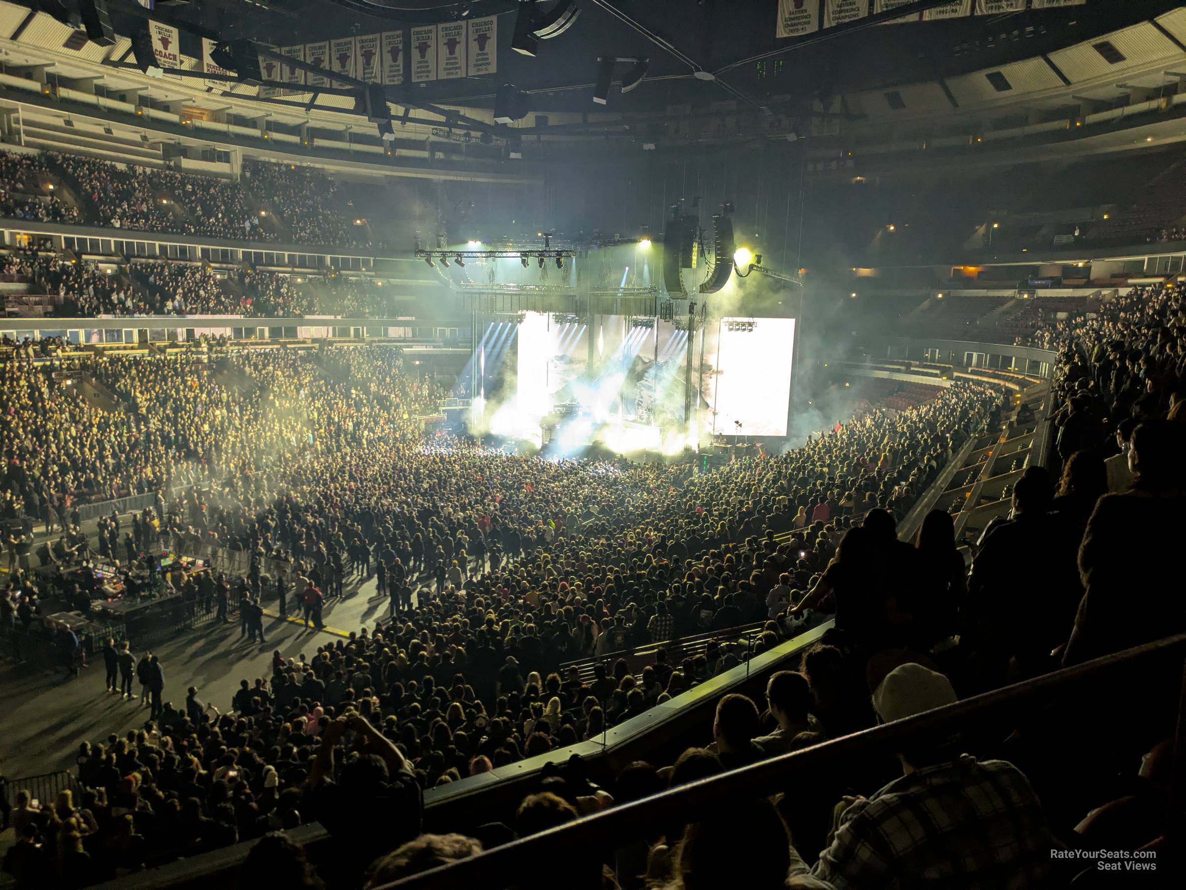 section 204, row 2 seat view  for concert - united center